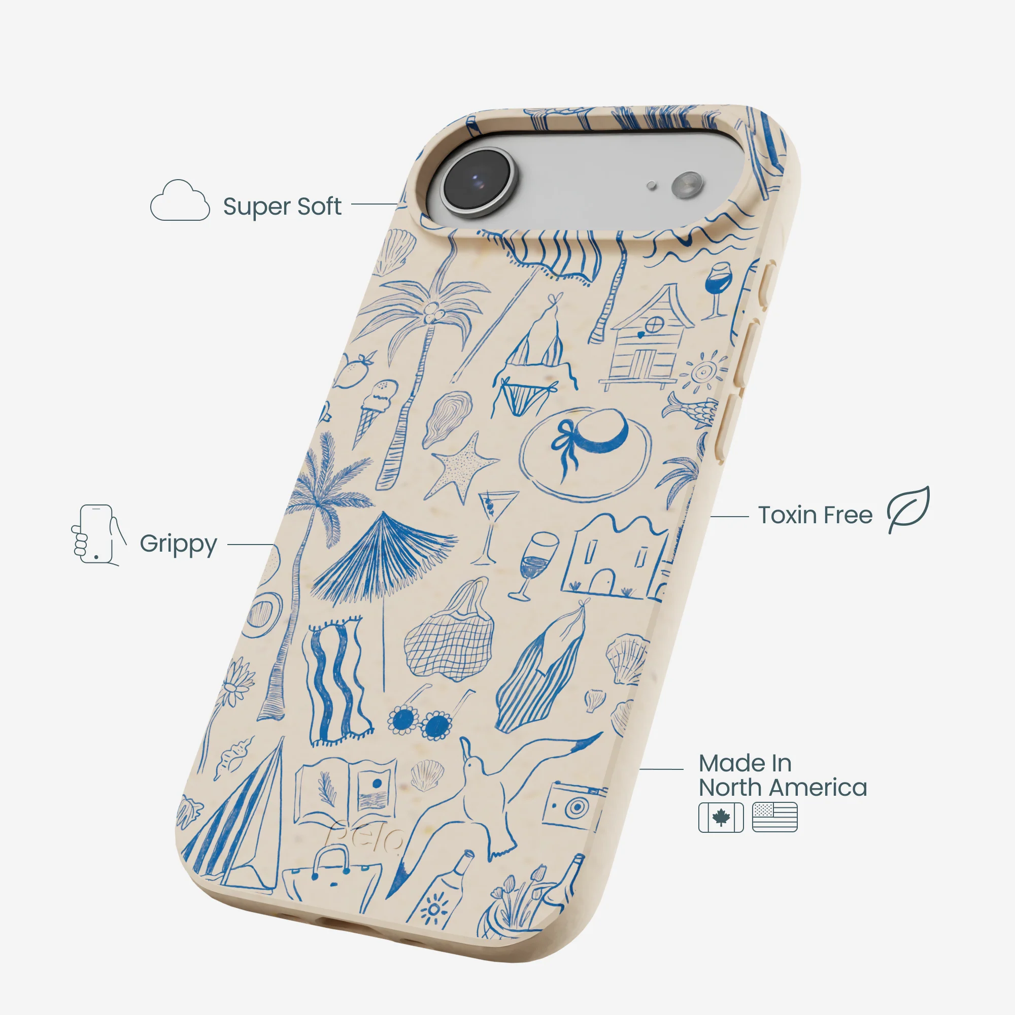 Seashell Salted Ink iPhone Air Case - Image 4