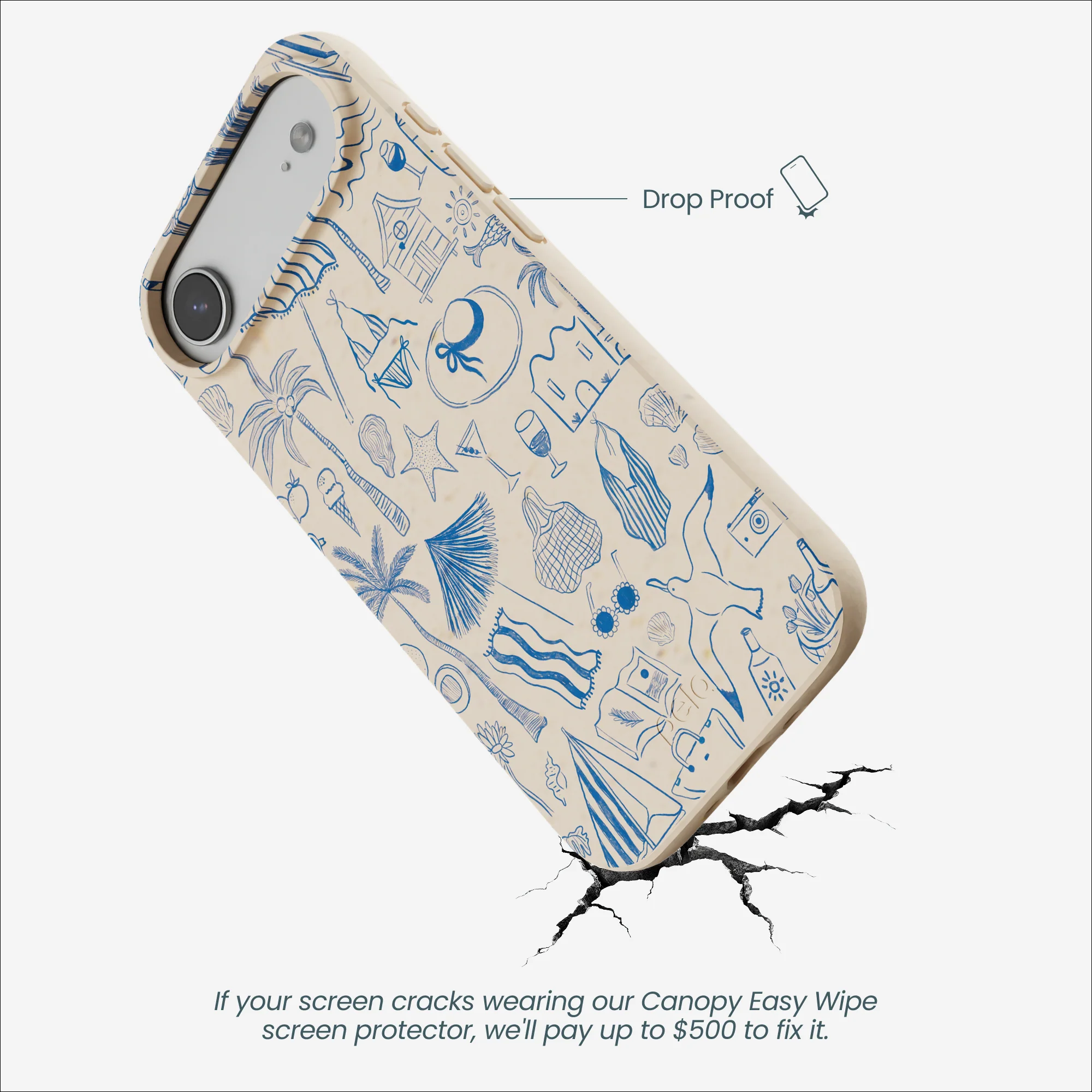 Seashell Salted Ink iPhone Air Case - Image 5