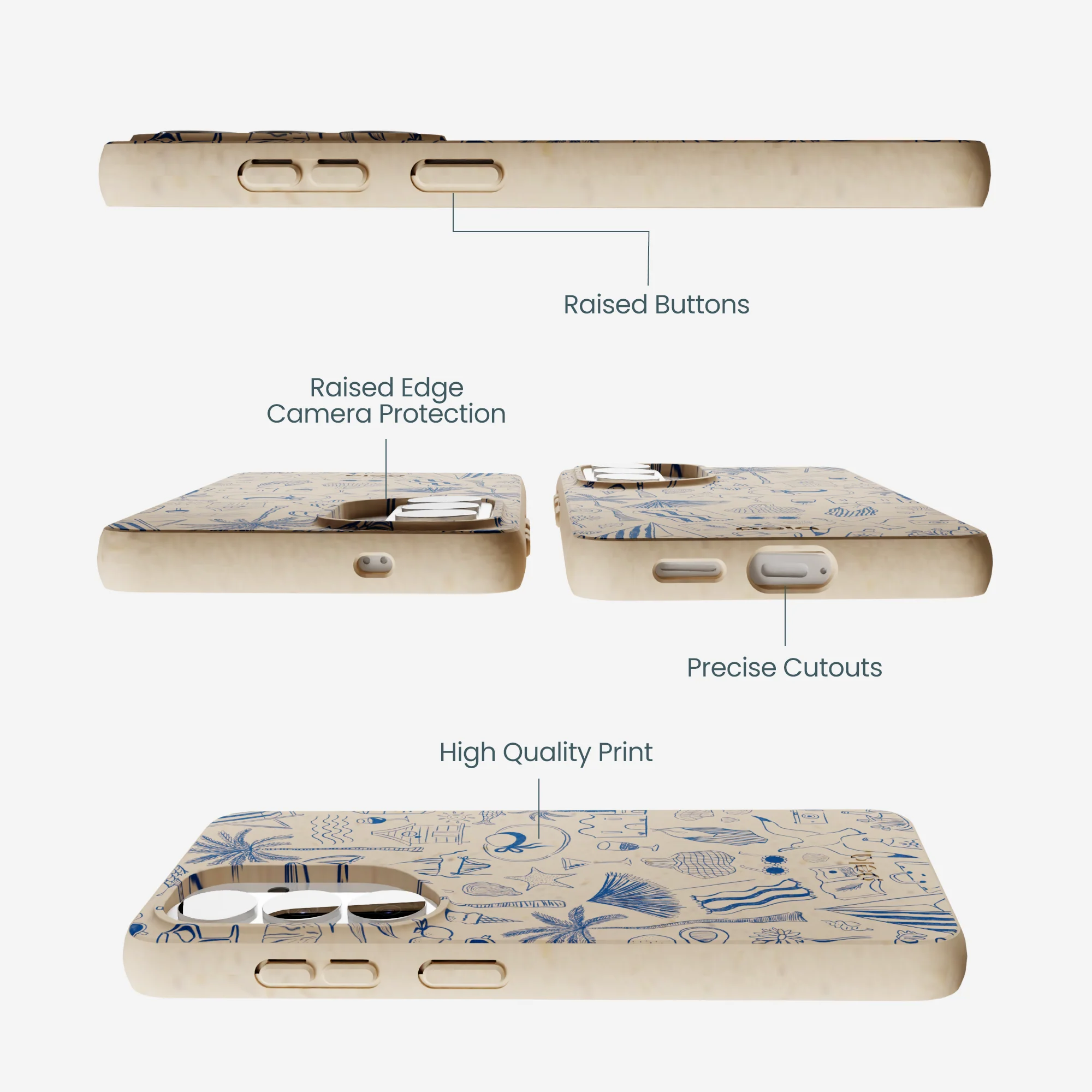 Seashell Salted Ink Samsung Galaxy S26 Case - Image 3