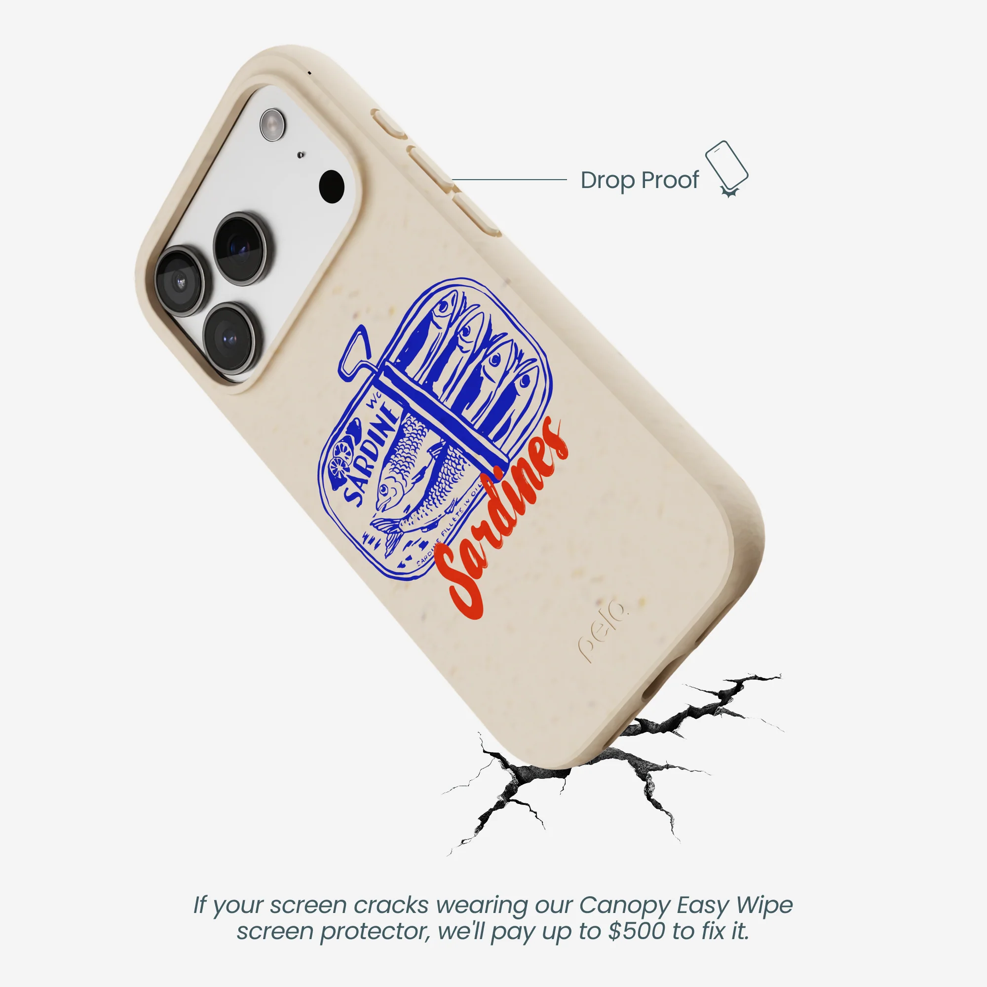 Seashell Sardines iPhone 17 Pro Case - Image 5