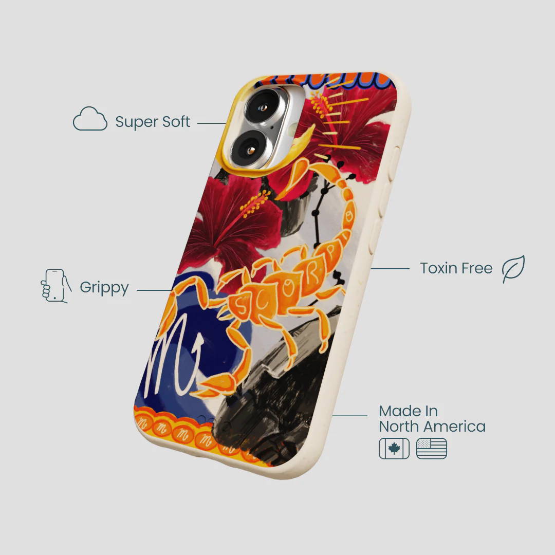 Seashell Scorpio Scorpion iPhone 16 Case - Image 4