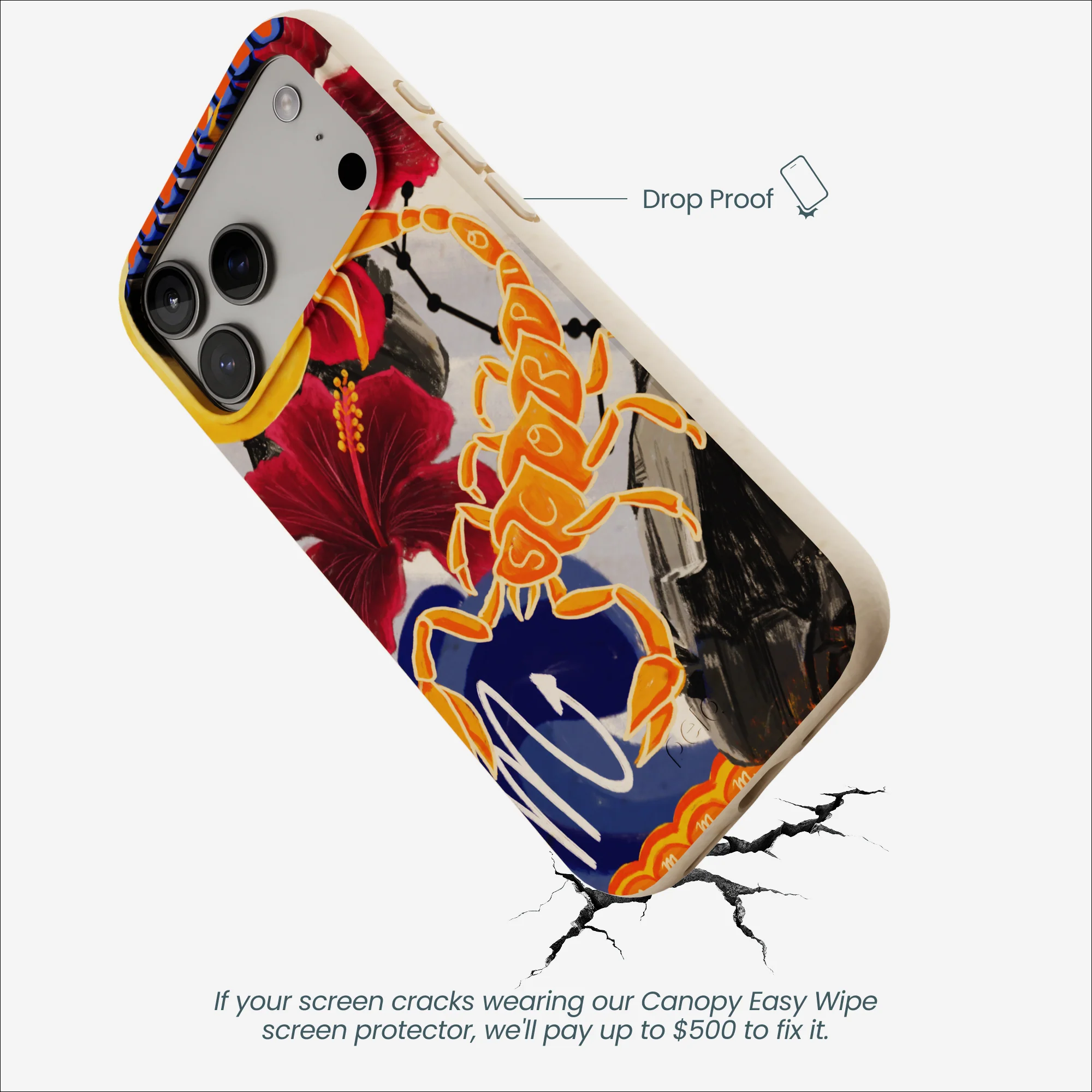 Seashell Scorpio Scorpion iPhone 17 Pro Max Case - Image 4