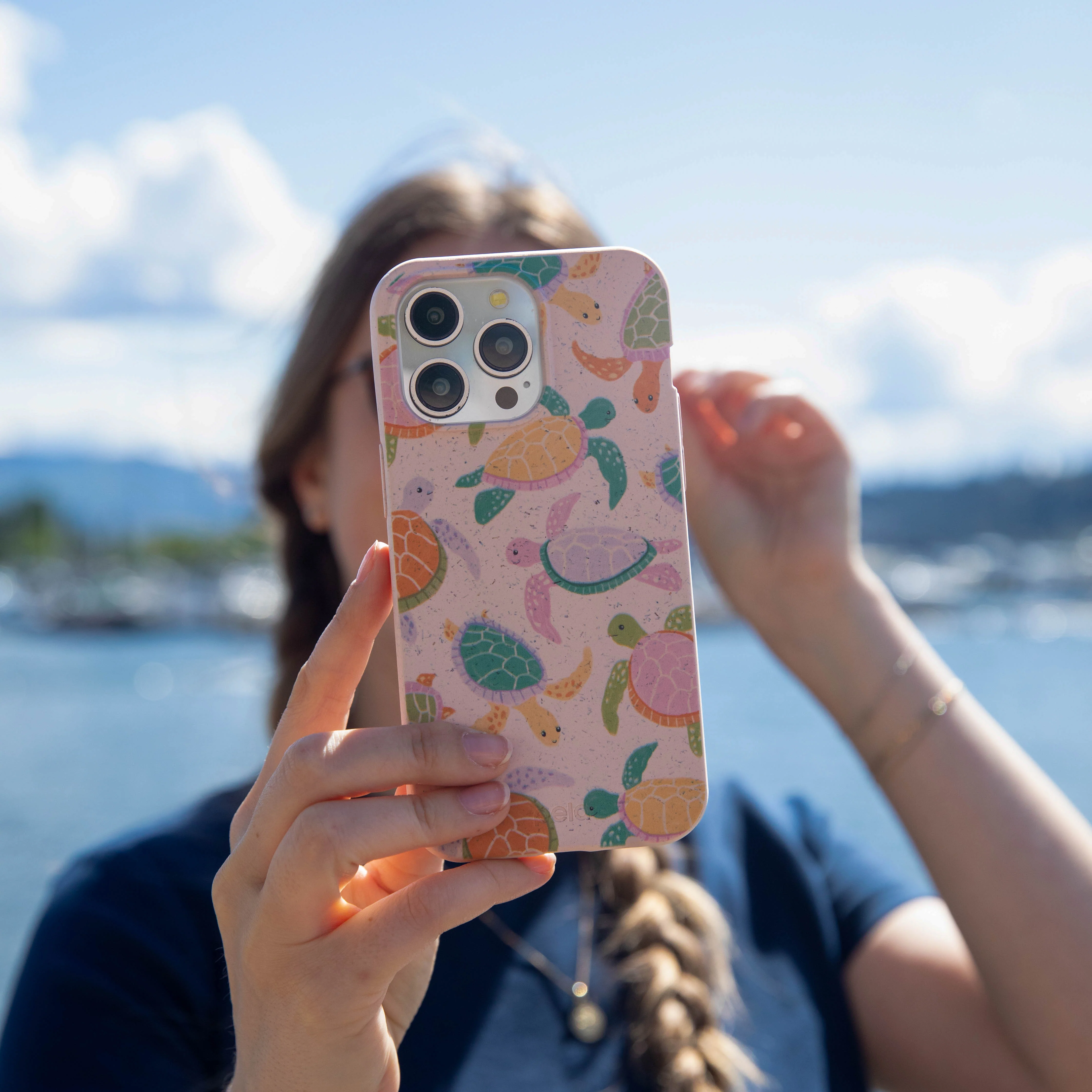 Seashell Sea Turtle Party Google Pixel 8 Case - Image 2