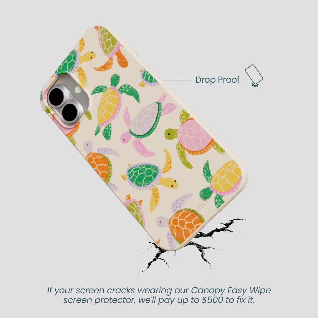 Seashell Sea Turtle Party iPhone 16 Plus Case - Image 5