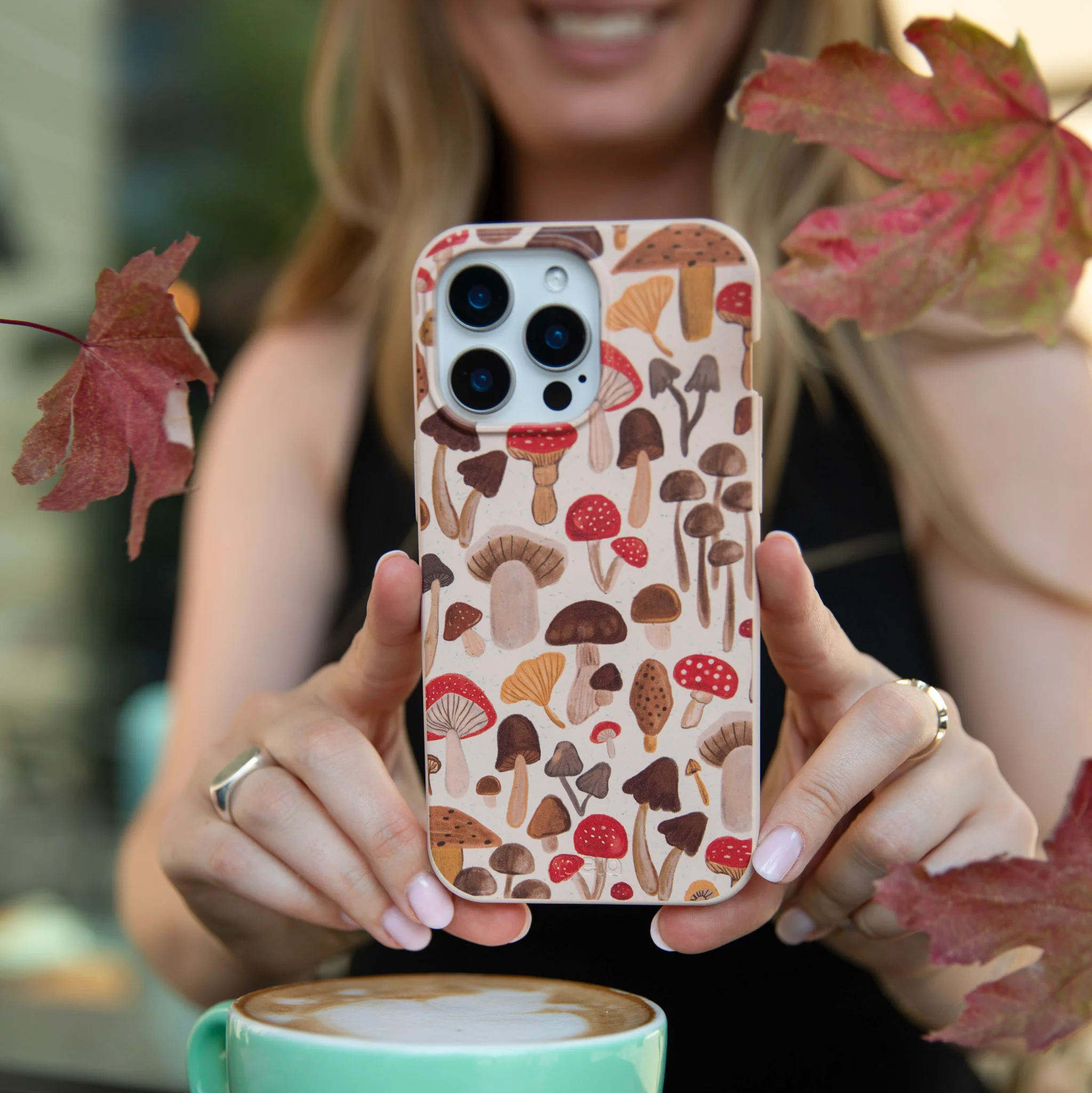 Seashell Shroomy Days iPhone 15 Plus Case - Image 7
