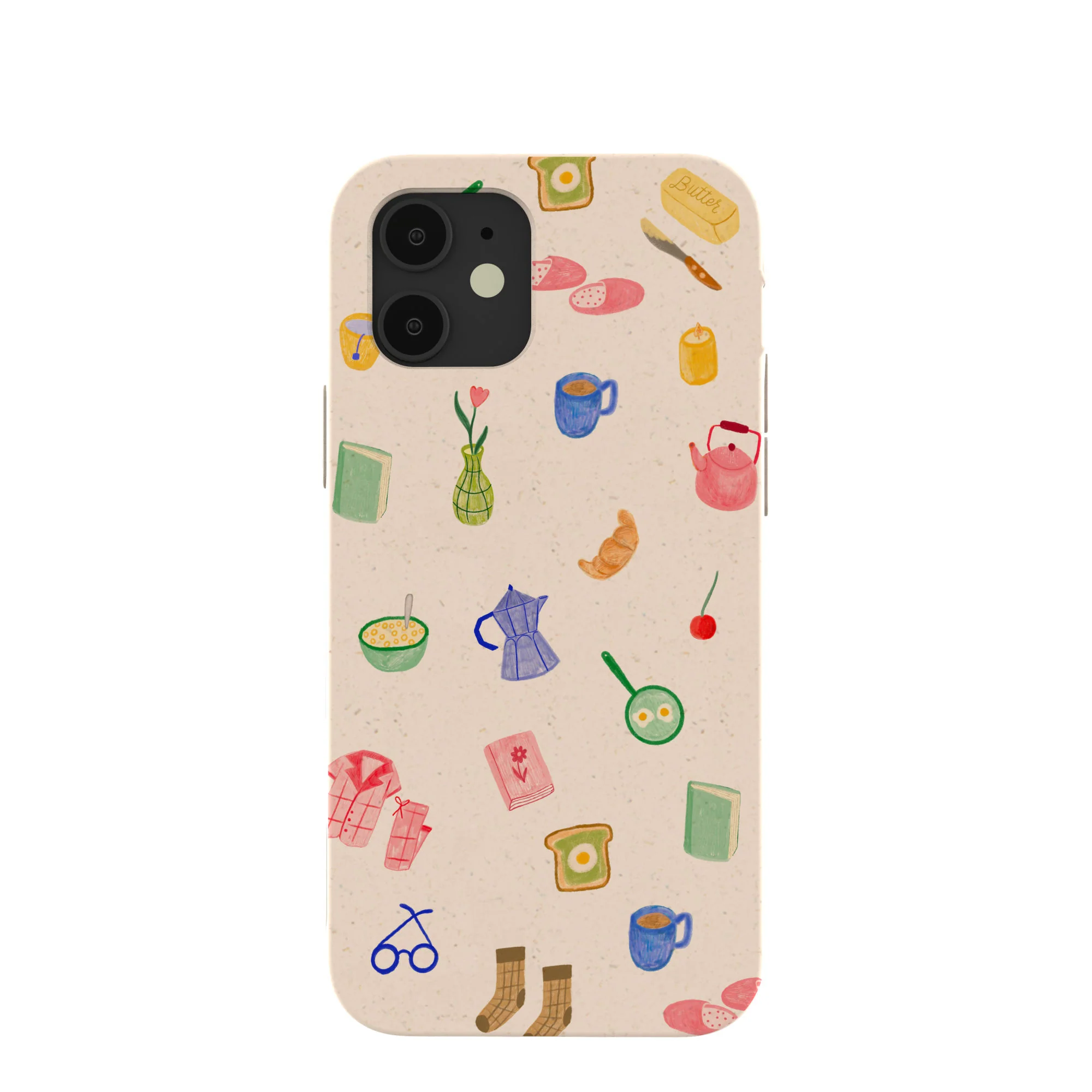 Seashell Slow Mornings iPhone 12/ iPhone 12 Pro Case