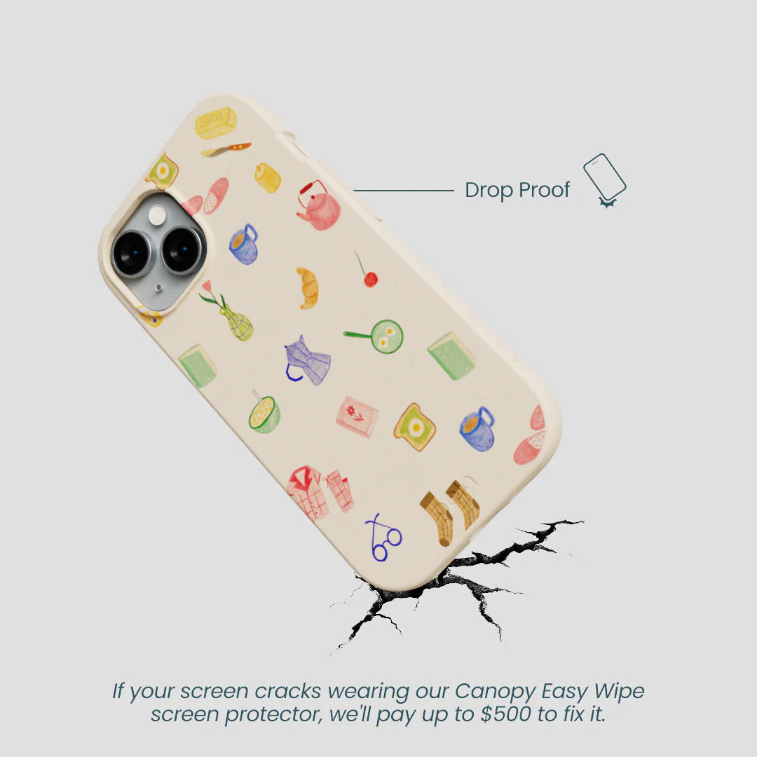 Seashell Slow Mornings iPhone 15 Case - Image 5
