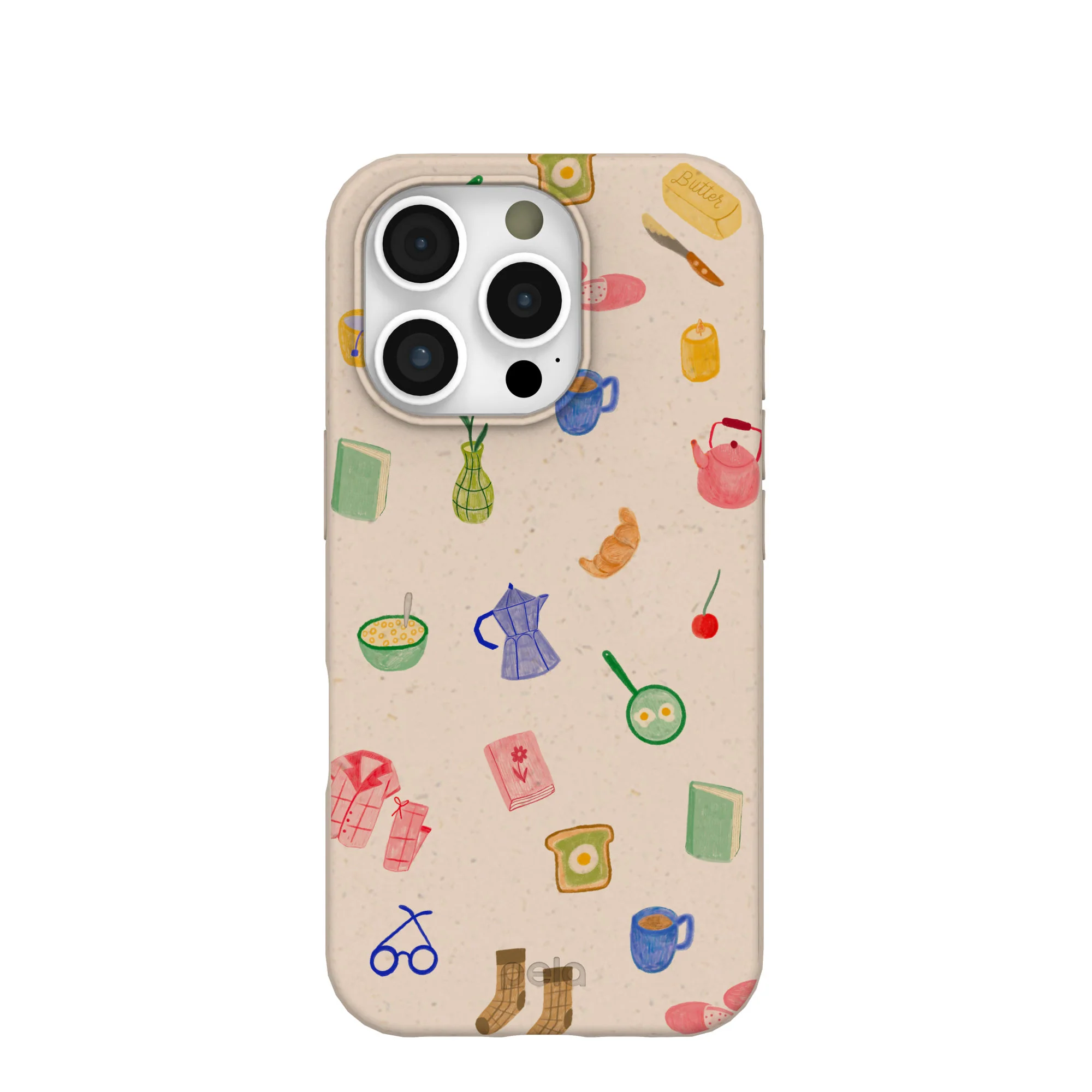 Seashell Slow Mornings iPhone 16 Pro Case