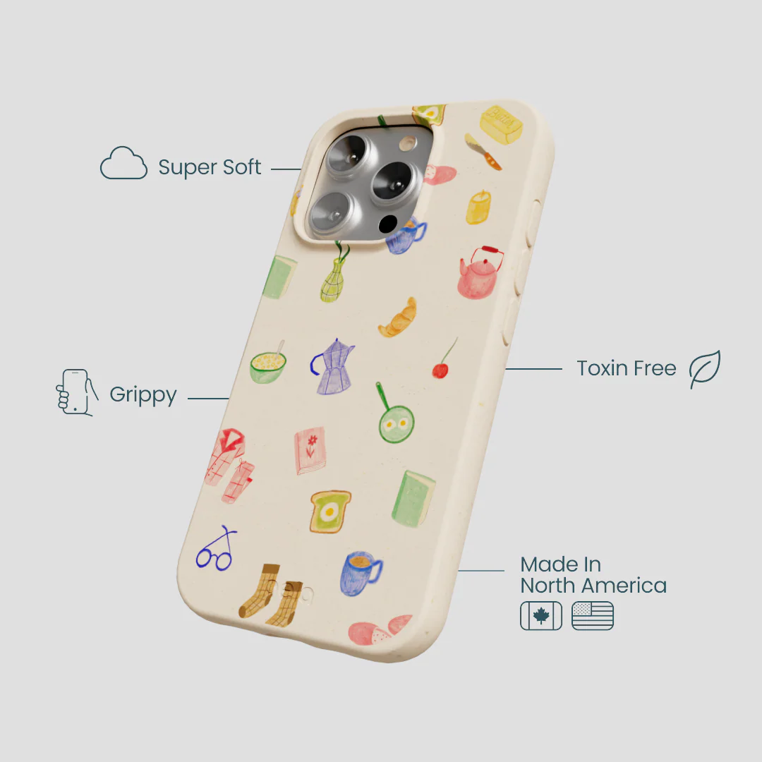 Seashell Slow Mornings iPhone 16 Pro Case - Image 4