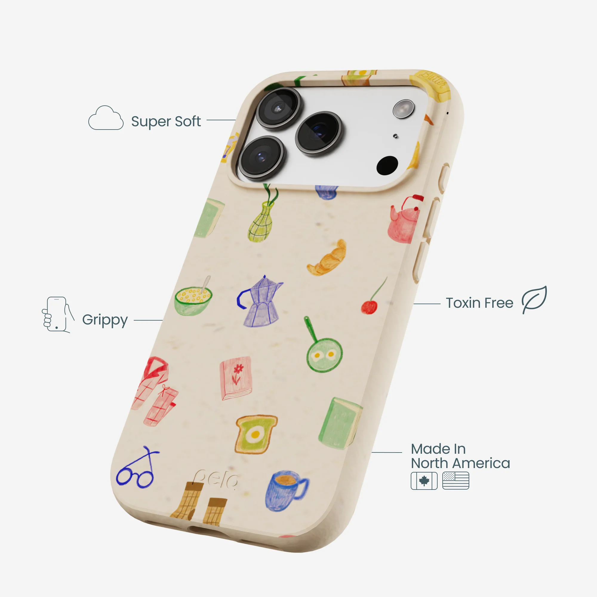 Seashell Slow Mornings iPhone 17 Pro Case - Image 4