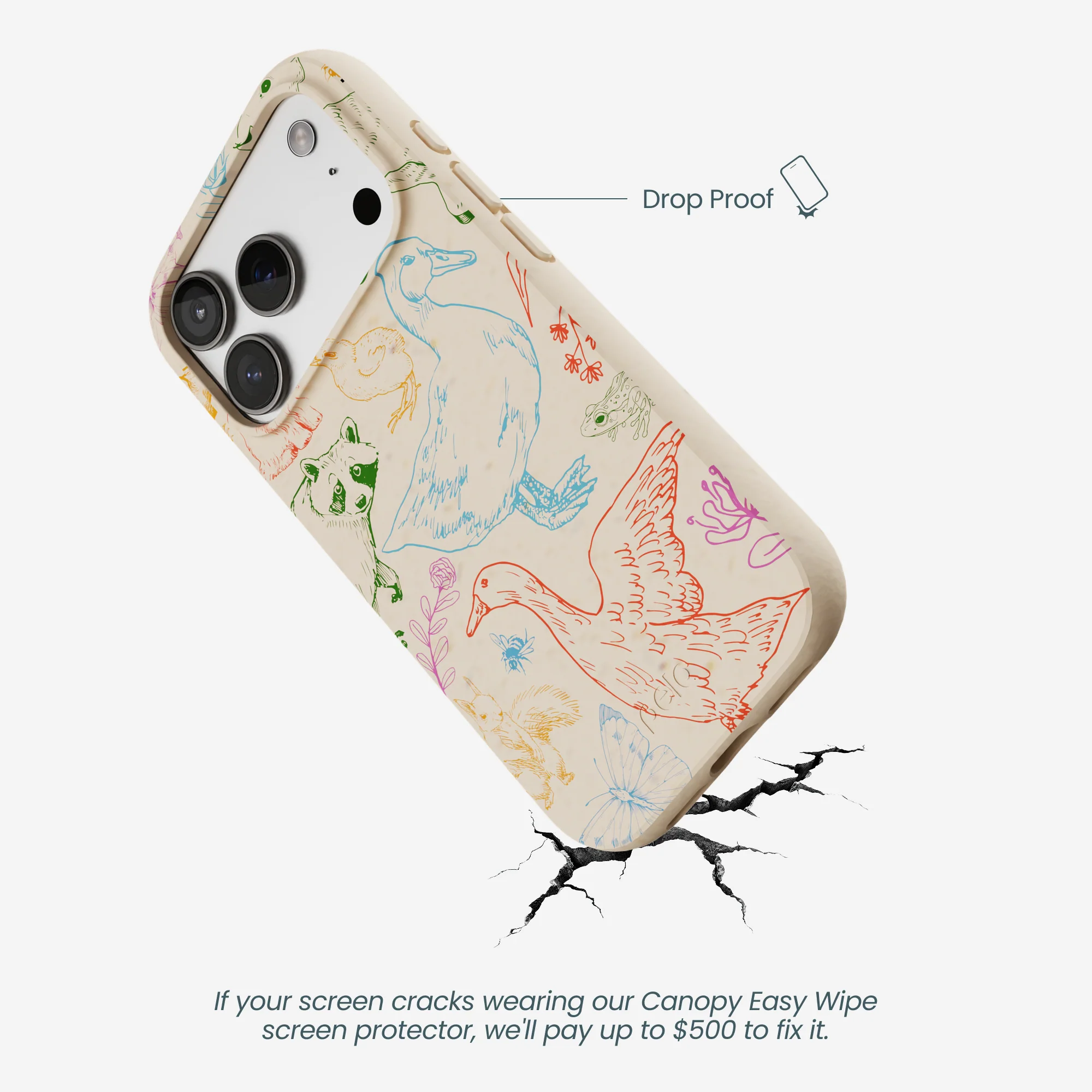 Seashell Springline Magic iPhone 17 Pro Case - Image 5
