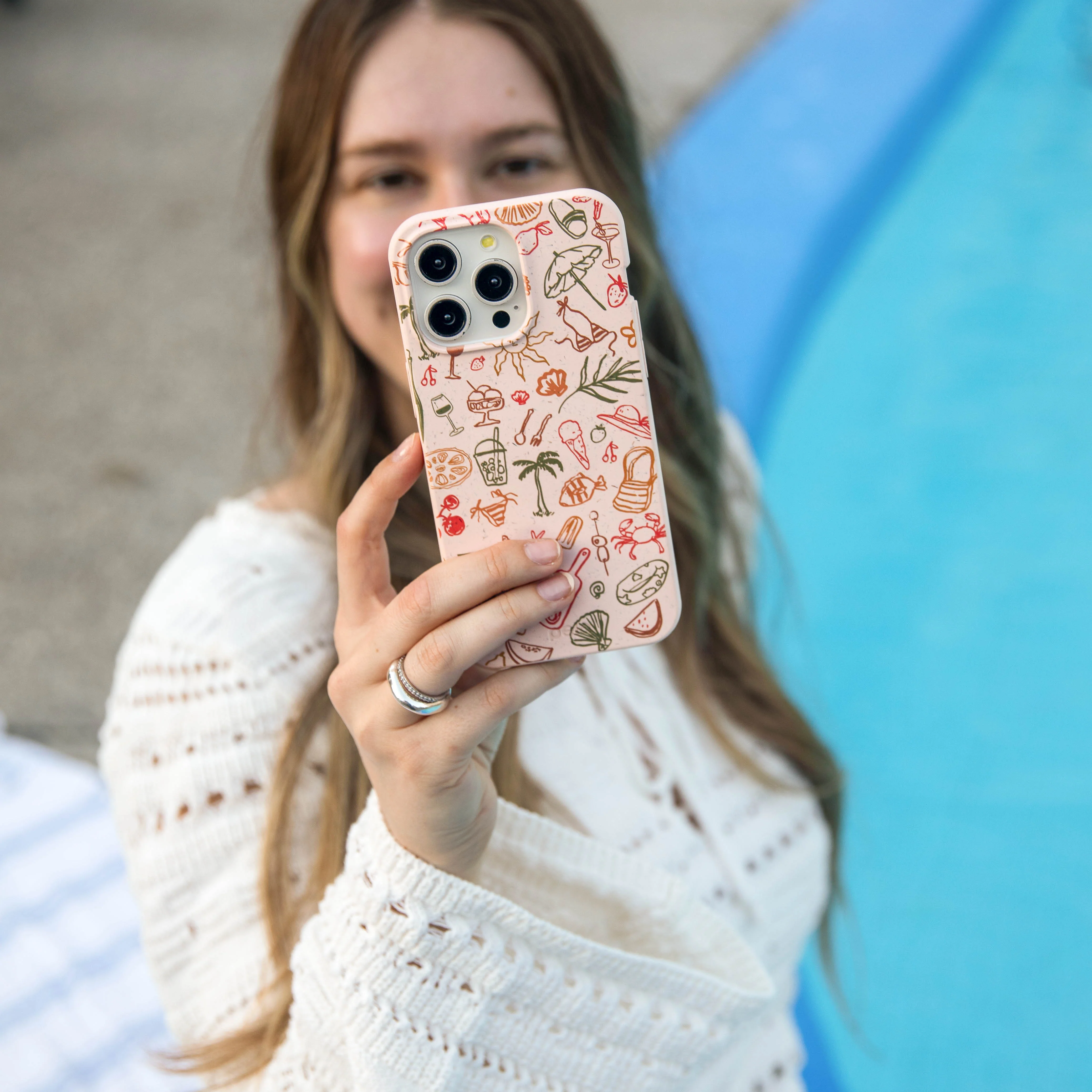 Seashell Sunkissed Samsung Galaxy S22 Case - Image 2
