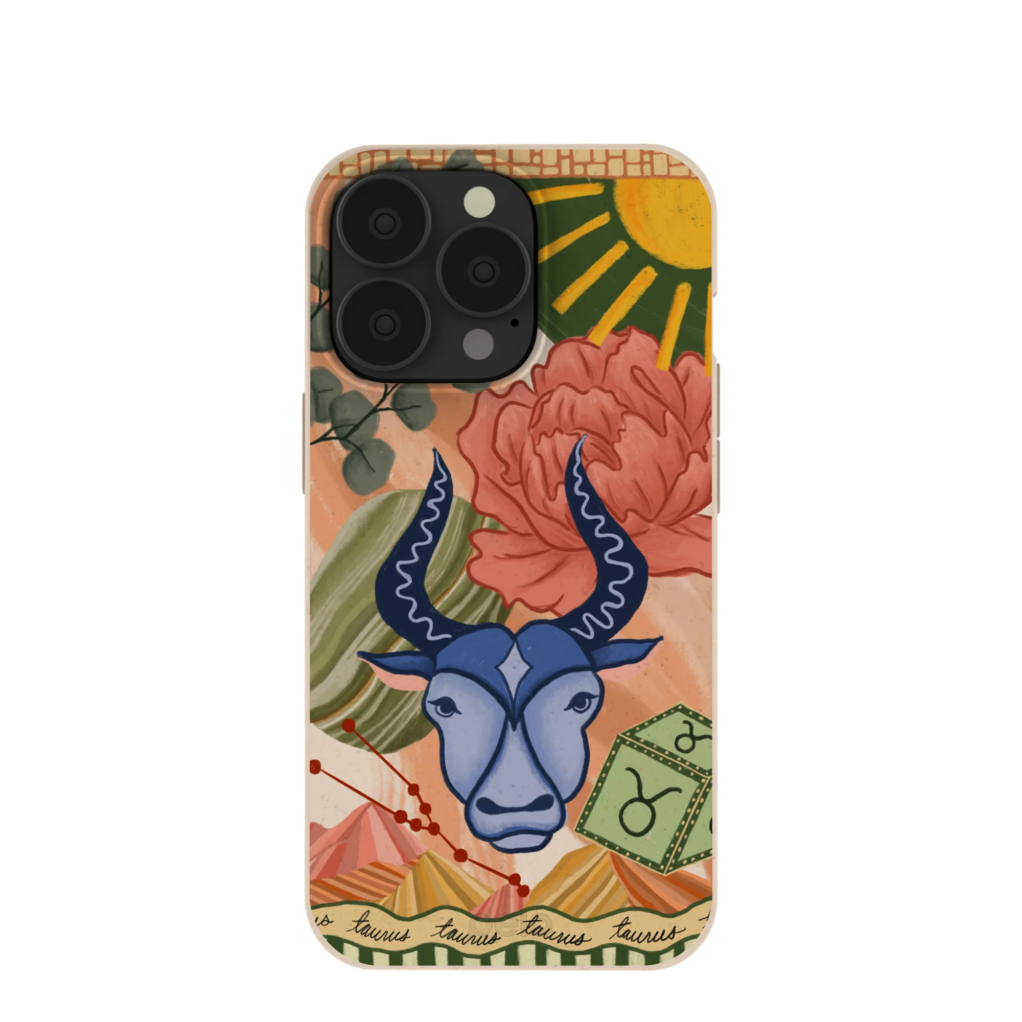 Seashell Taurus Bull iPhone 13 Pro Case