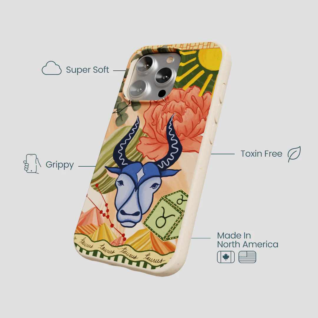Seashell Taurus Bull iPhone 16 Pro Case - Image 4