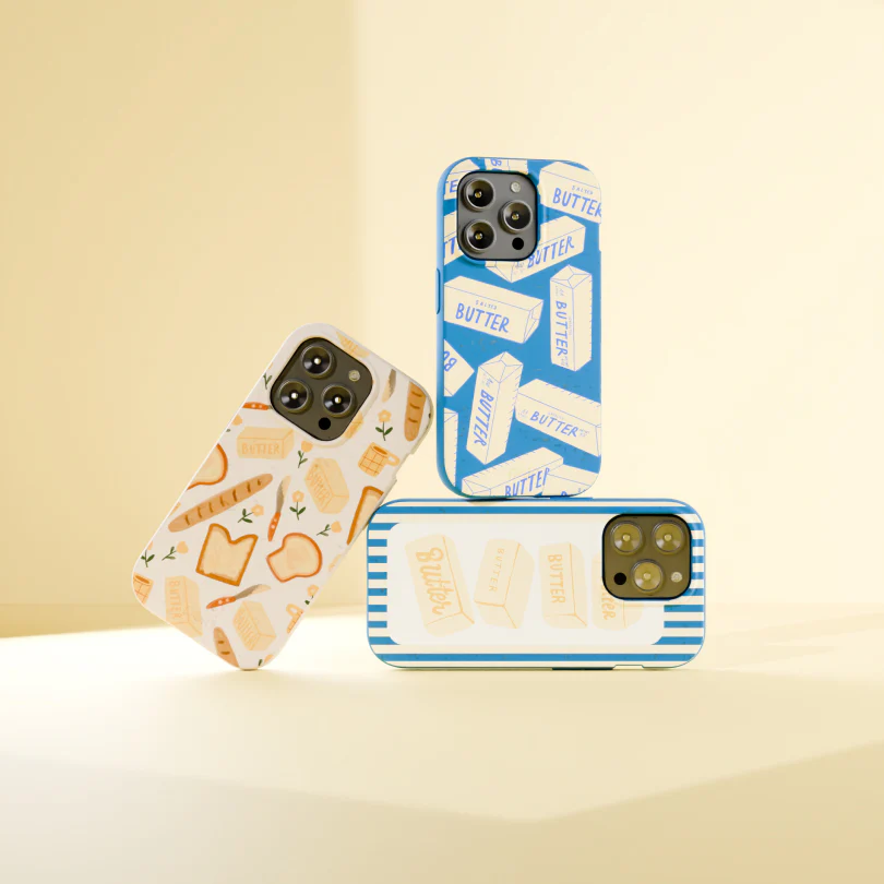 Seashell Toast Garden iPhone 14 Case - Image 5