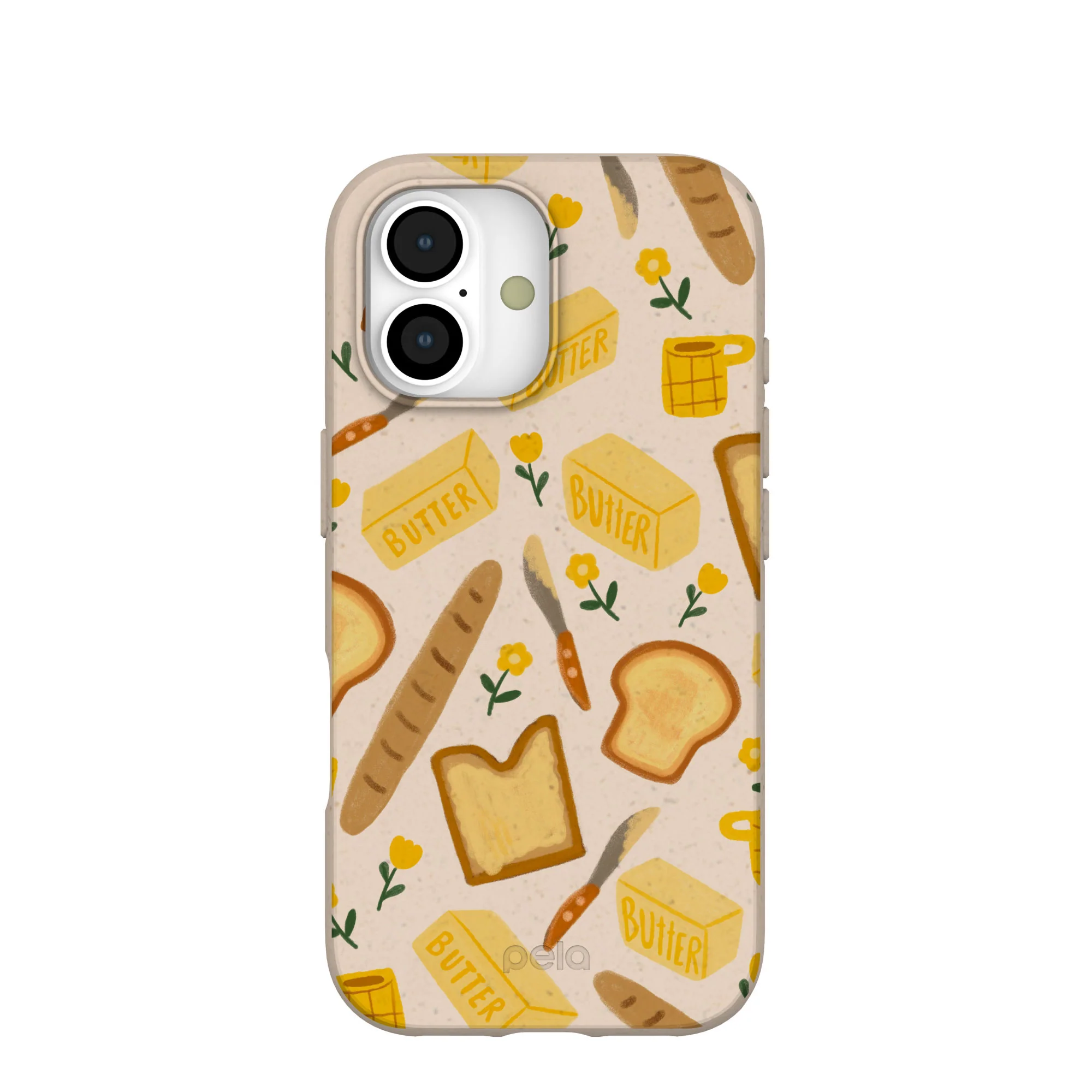 Seashell Toast Garden iPhone 17 Case