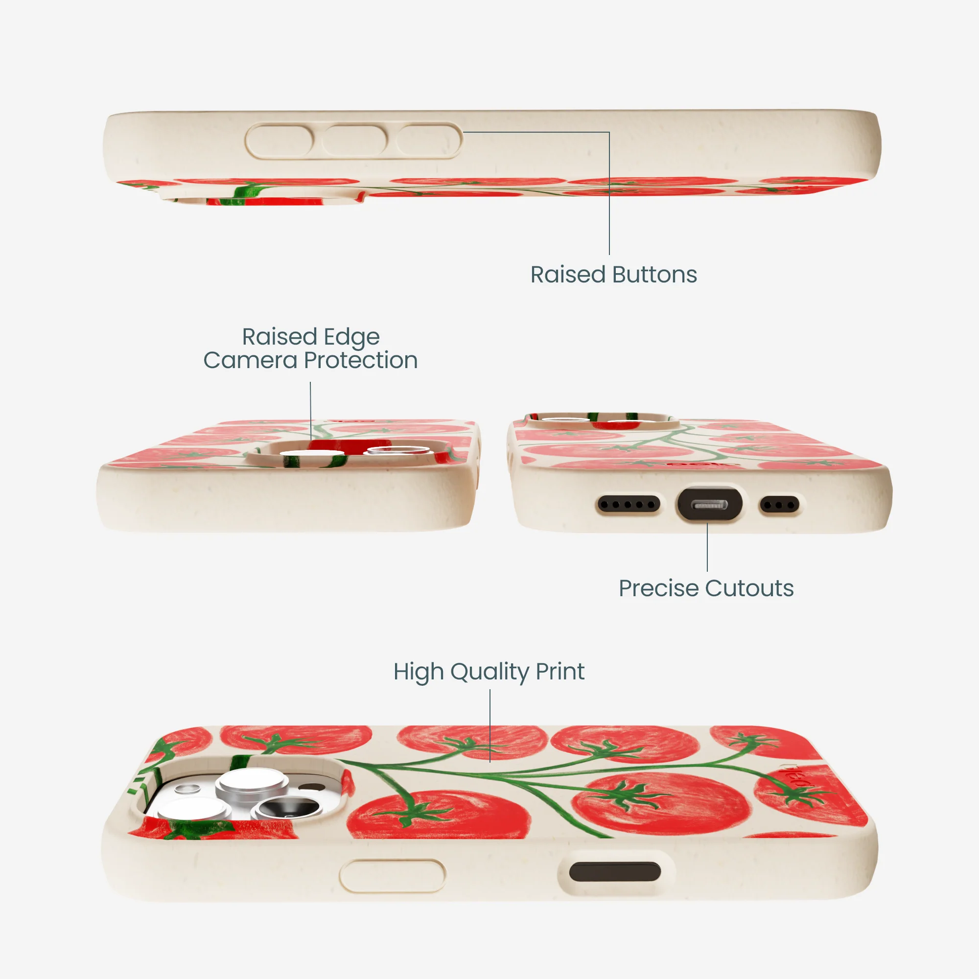 Seashell Tomato Tango iPhone 16 Pro Max Case - Image 3