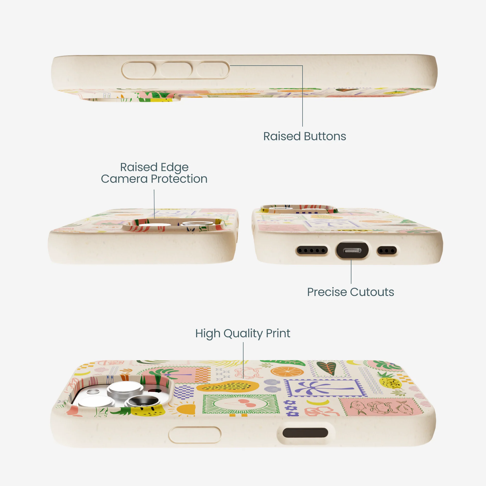 Seashell Tropic Muse iPhone 16 Pro Max Case - Image 3