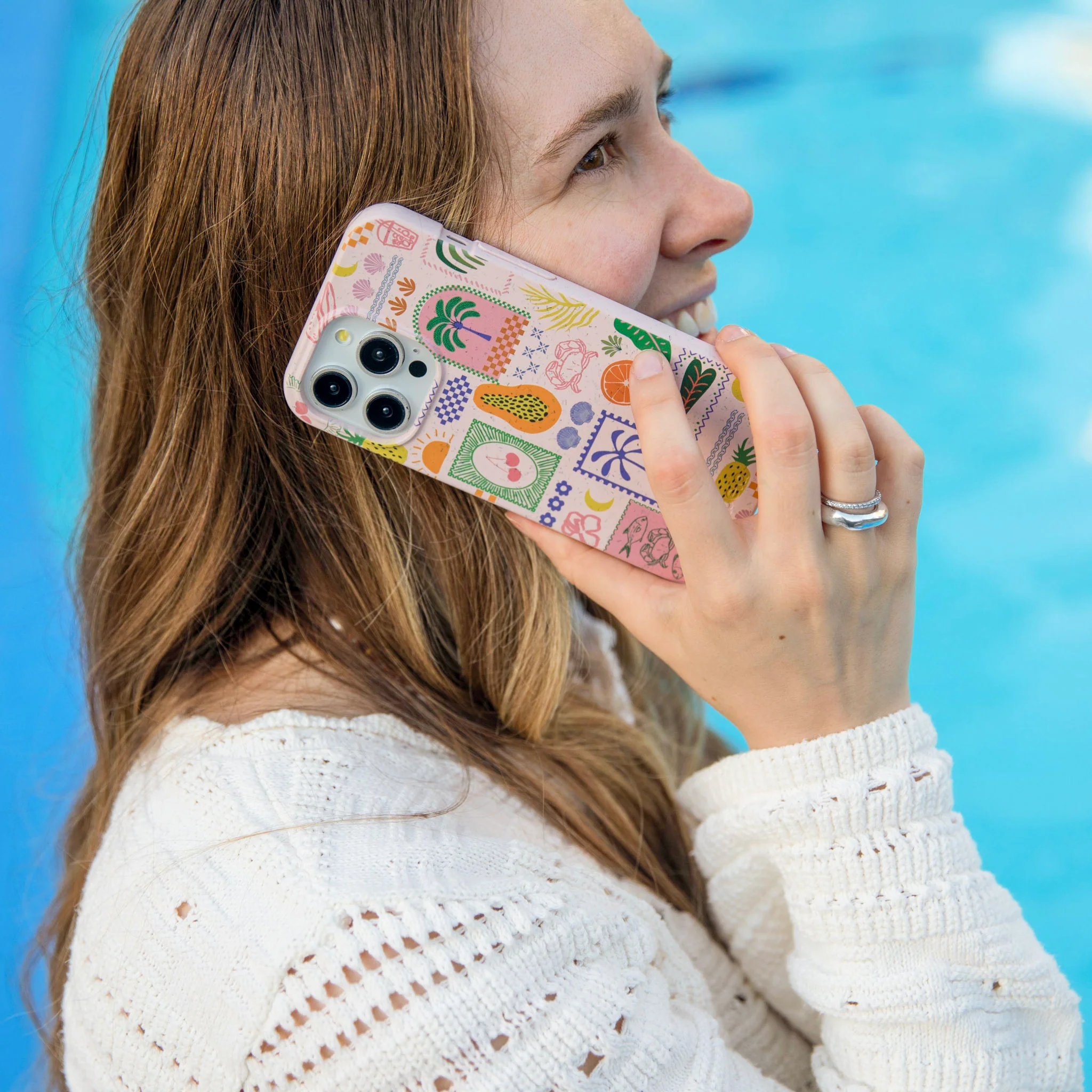 Seashell Tropic Muse Samsung Galaxy S25 Case - Image 5
