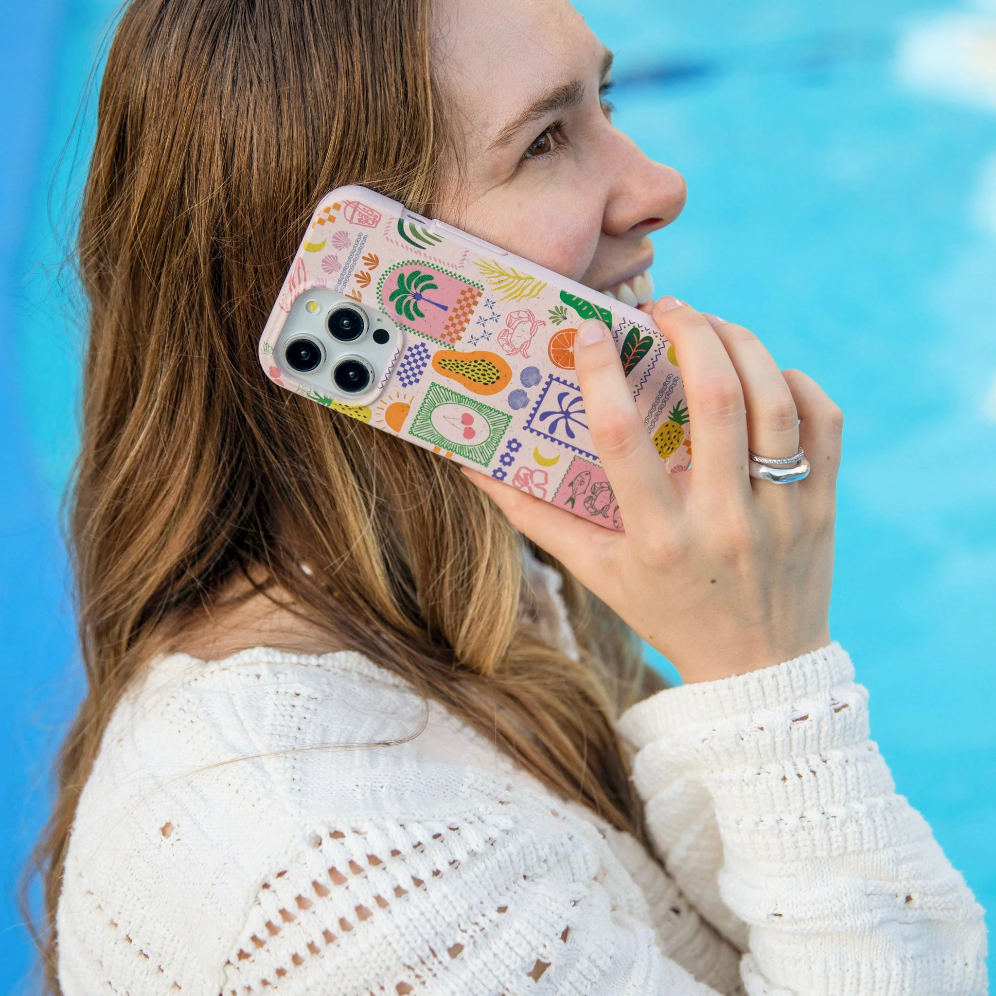 Seashell Tropic Muse Samsung Galaxy S25 Ultra Case - Image 5