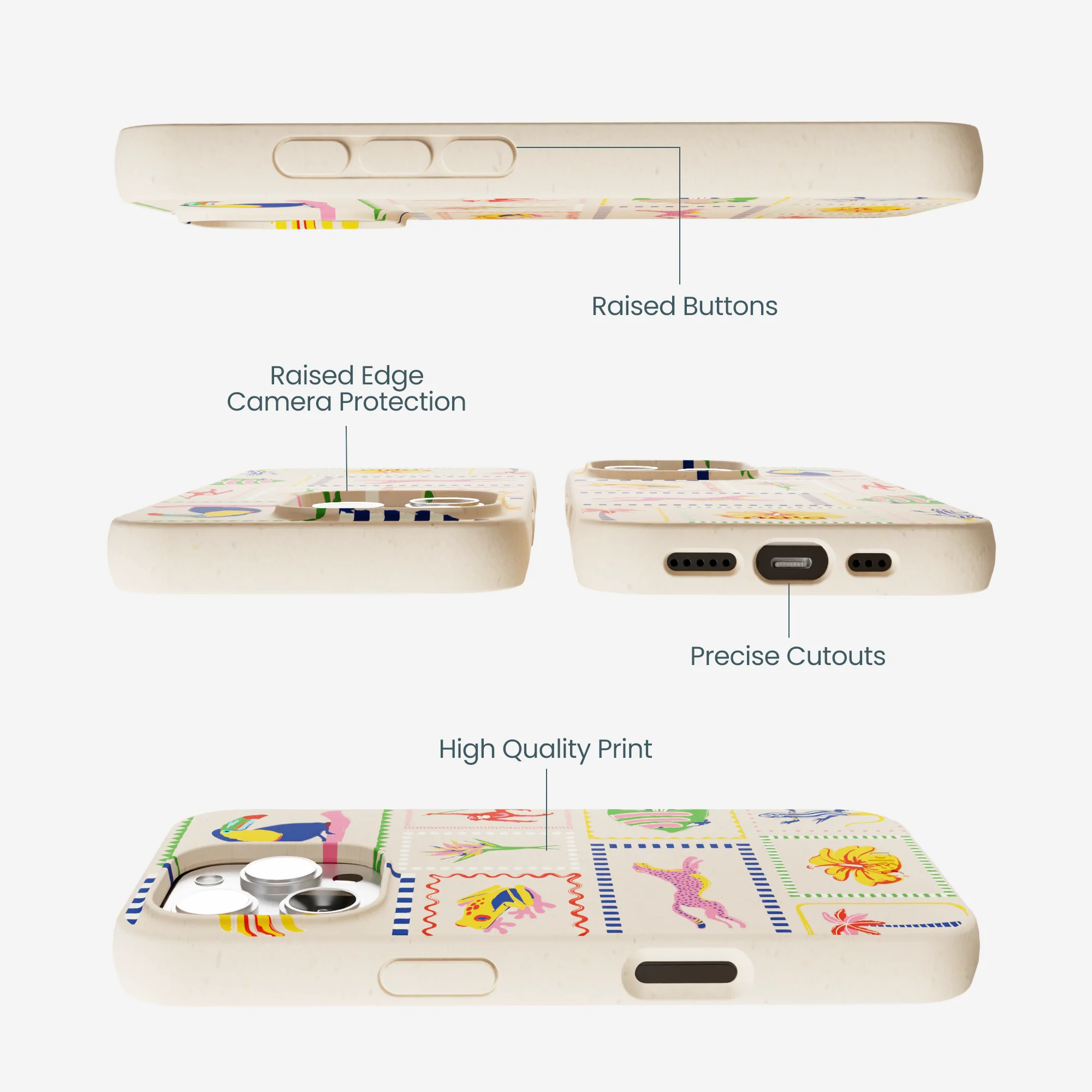 Seashell Tropical Paradise iPhone 16 Pro Max Case - Image 3