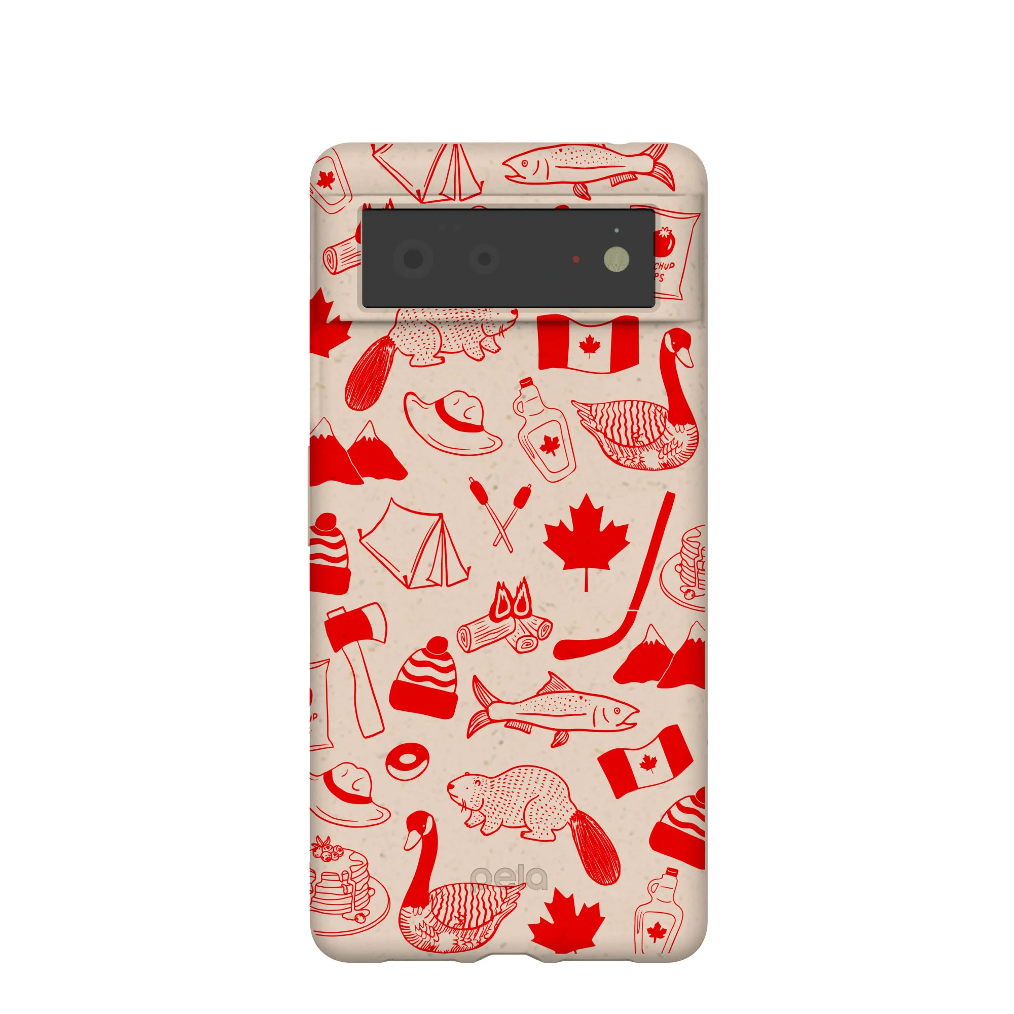 Seashell True North Red Google Pixel 6 Case