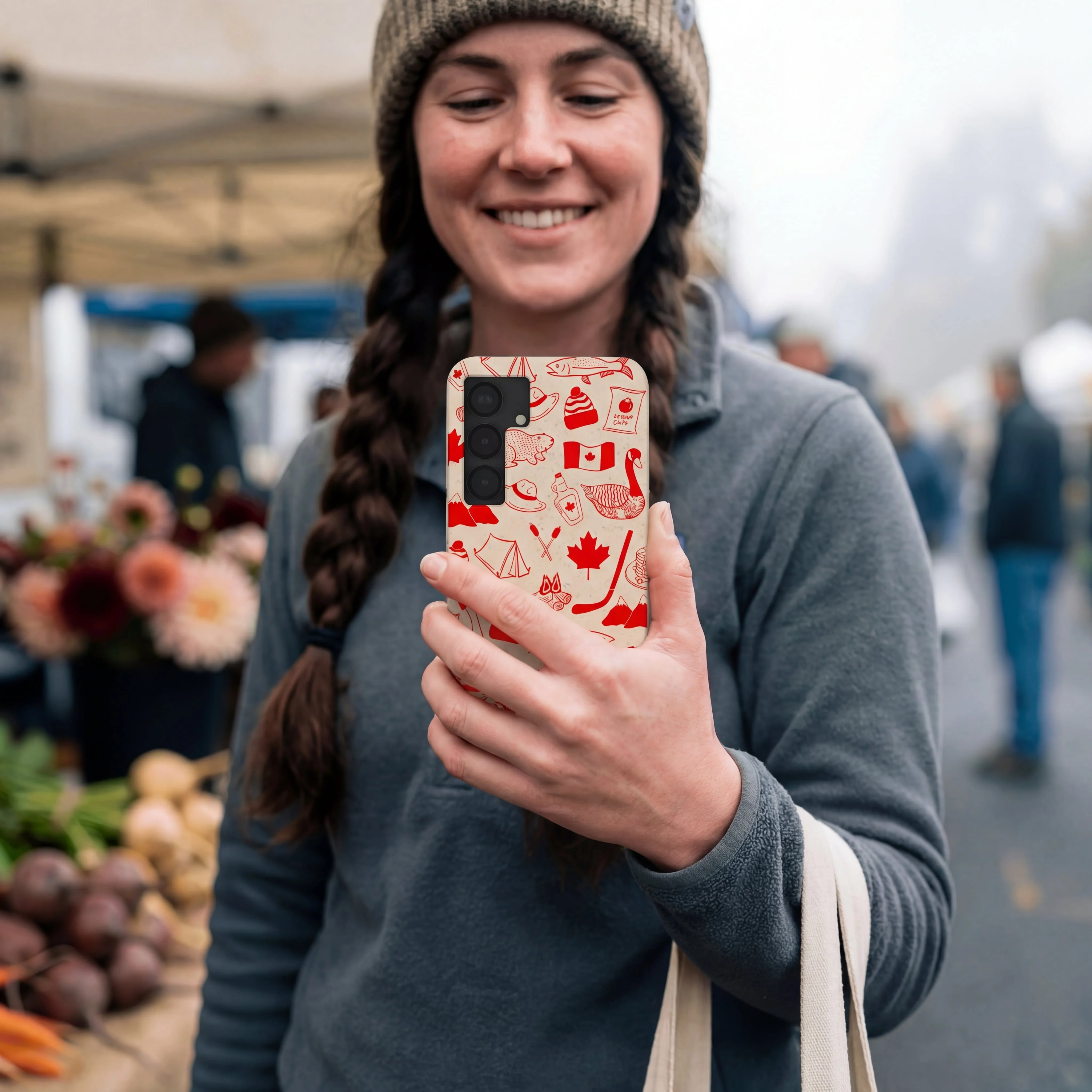 Seashell True North Red Samsung Galaxy S25+(Plus) Case - Image 2