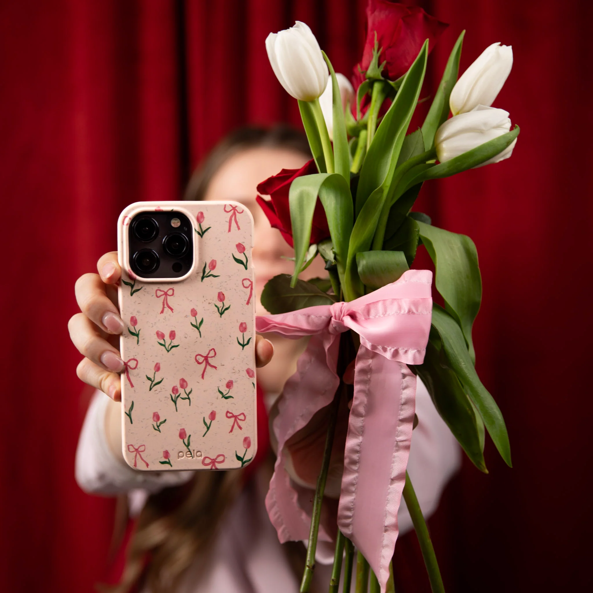 Seashell Tulip Bliss Google Pixel 8 Case - Image 2