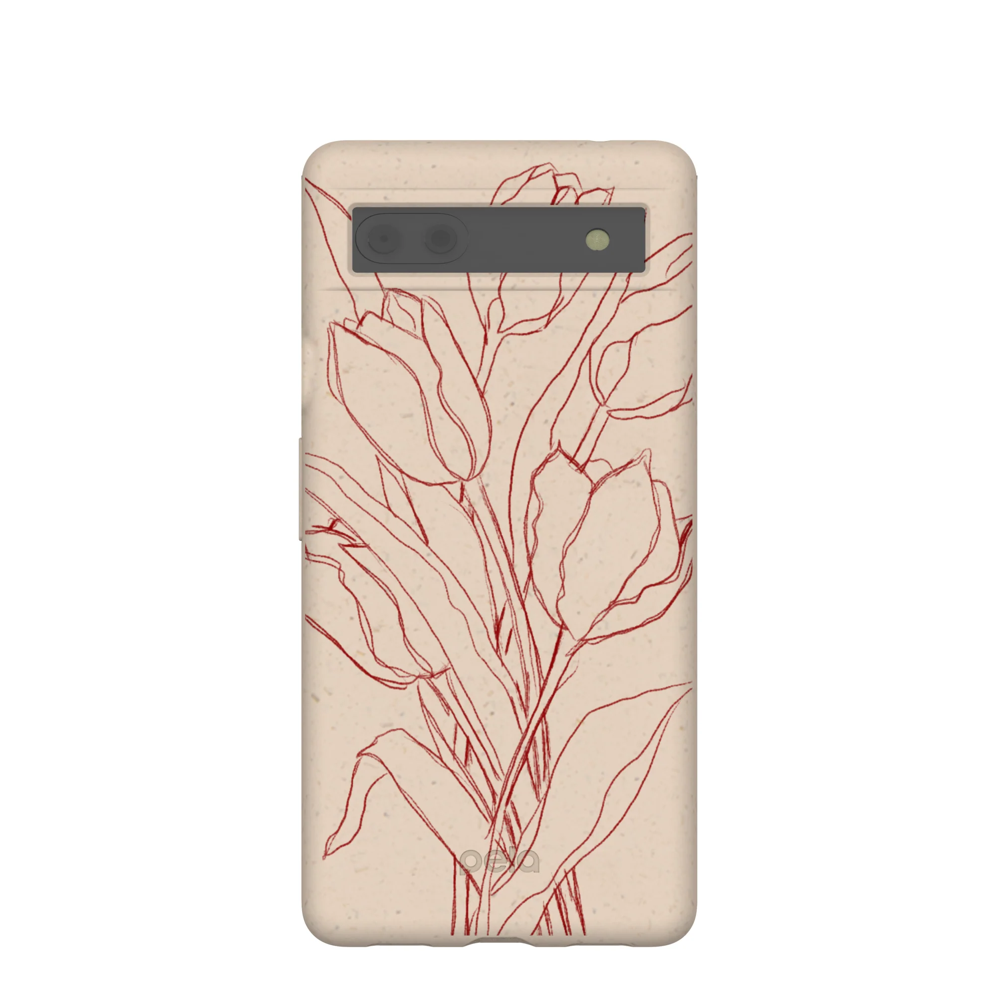 Seashell Tulip Bouquet Google Pixel 6a Case
