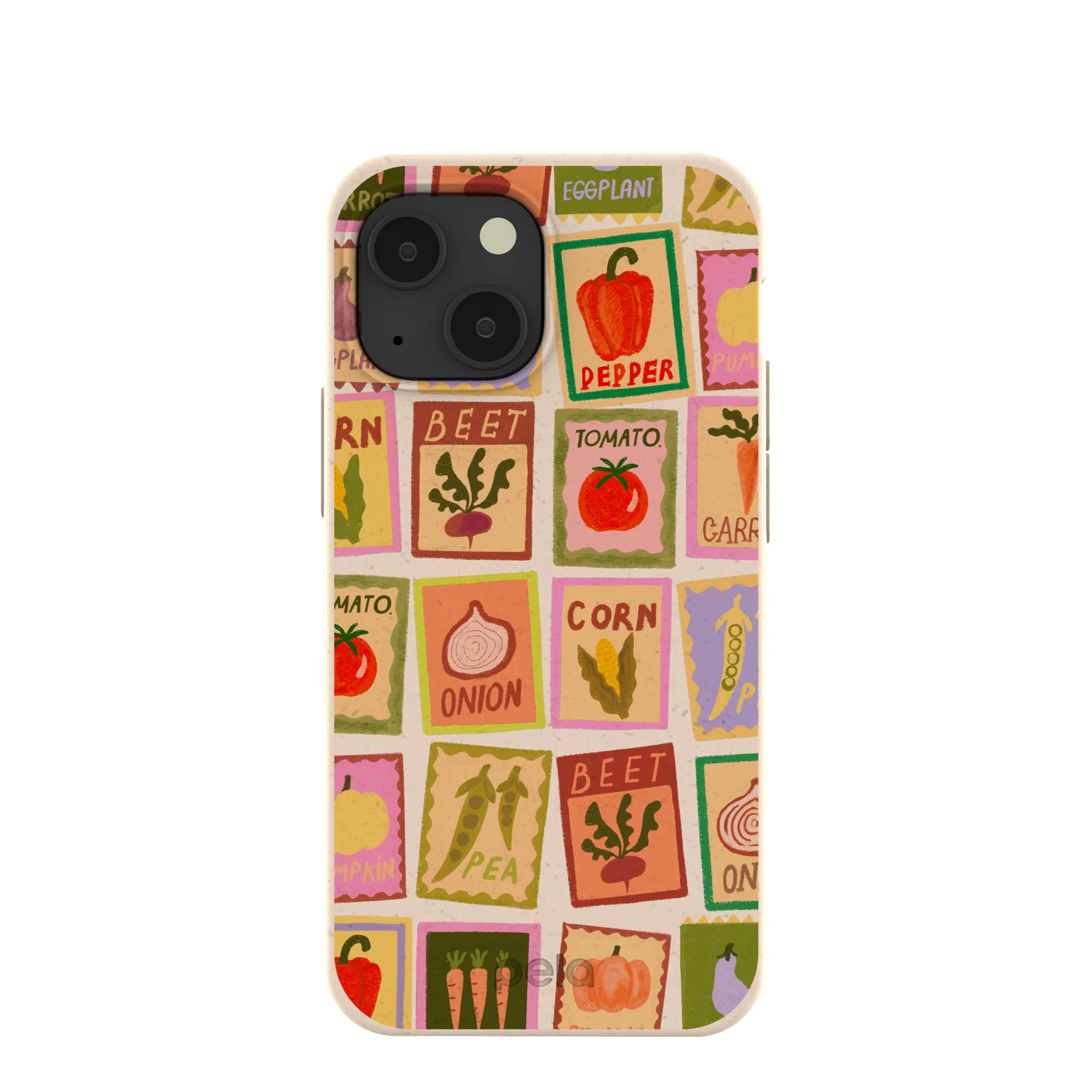 Seashell Veggie Packets iPhone 13 Mini Case