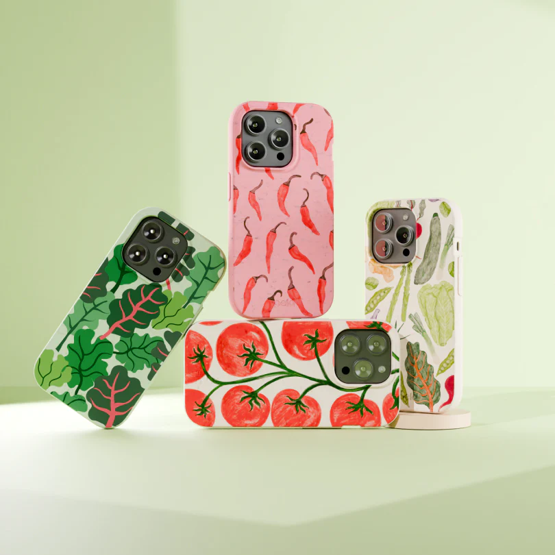 Seashell Veggie Patch iPhone 14 Pro Max Case - Image 5