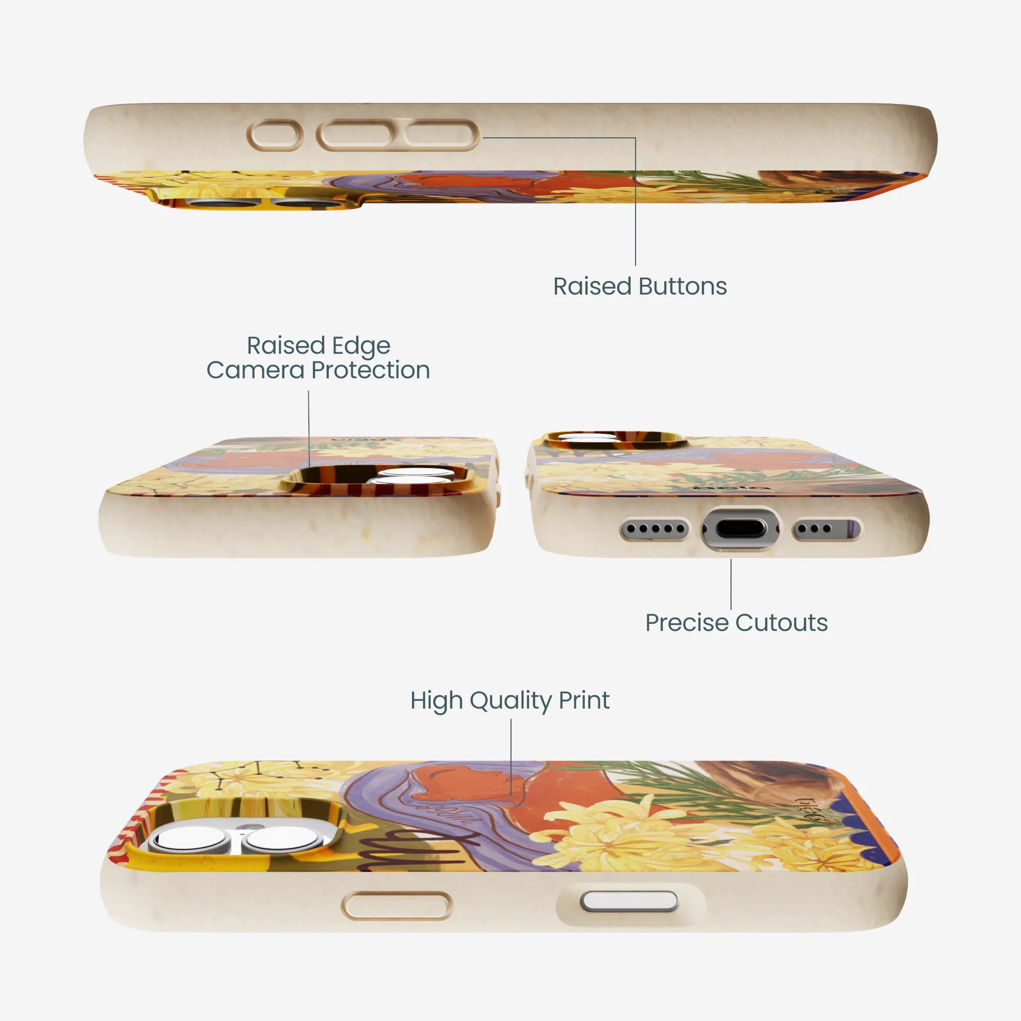 Seashell Virgo Goddess iPhone 17 Case - Image 3