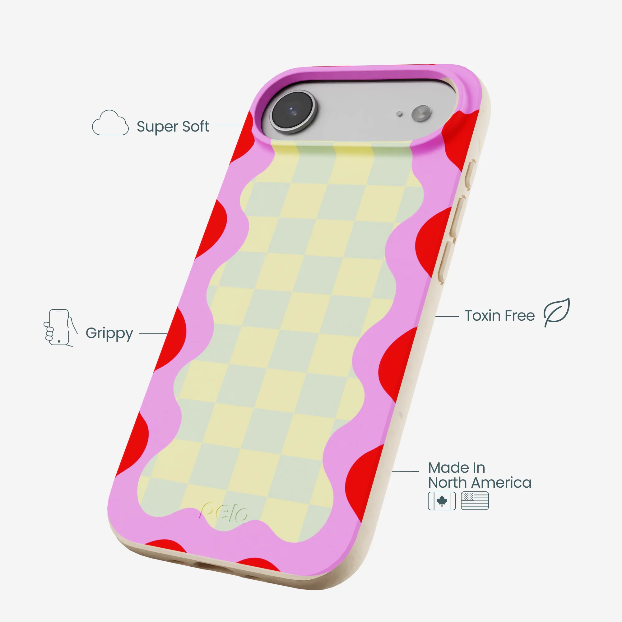 Seashell Warp Grid iPhone Air Case - Image 3