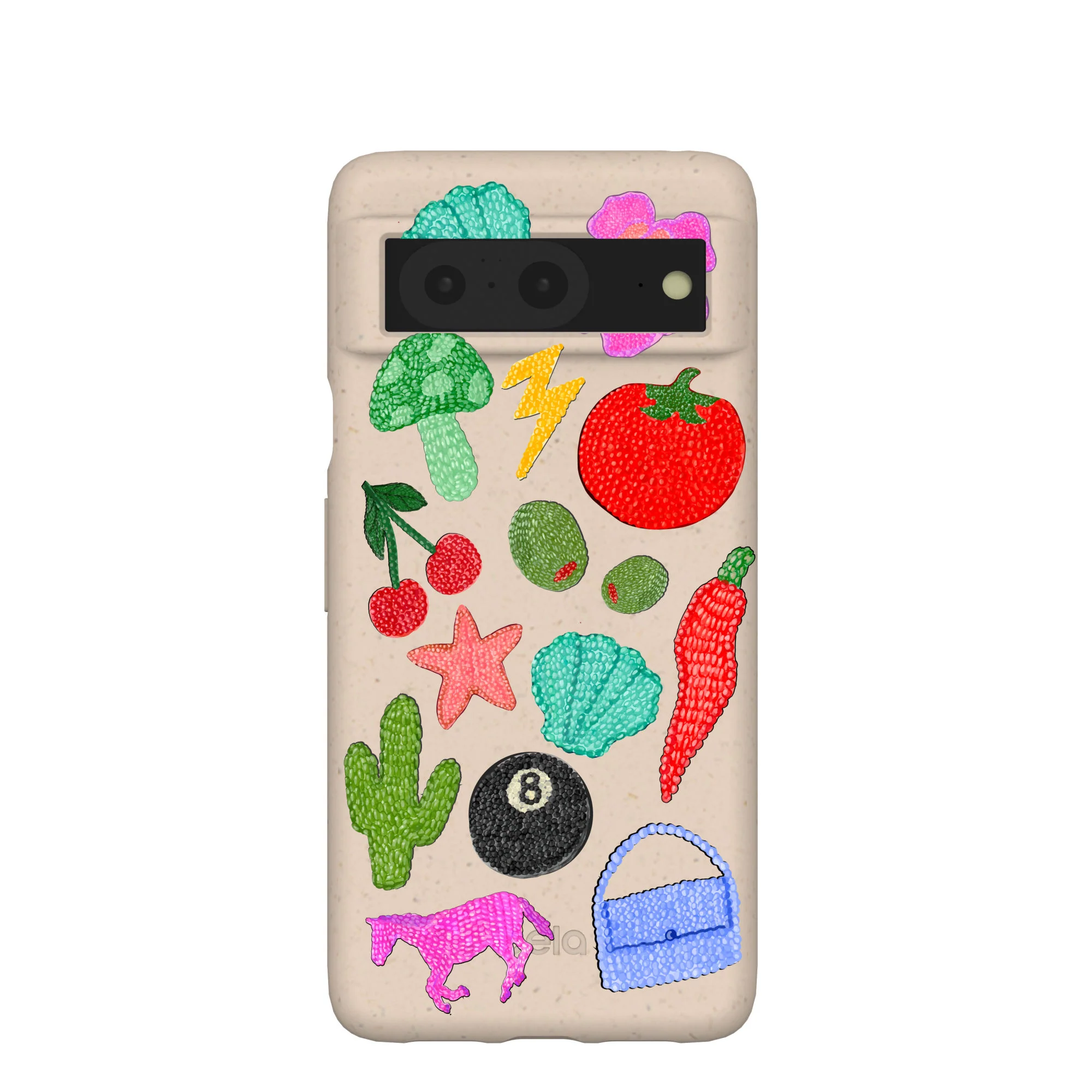 Seashell Whimsy Brooches Google Pixel 8 Case