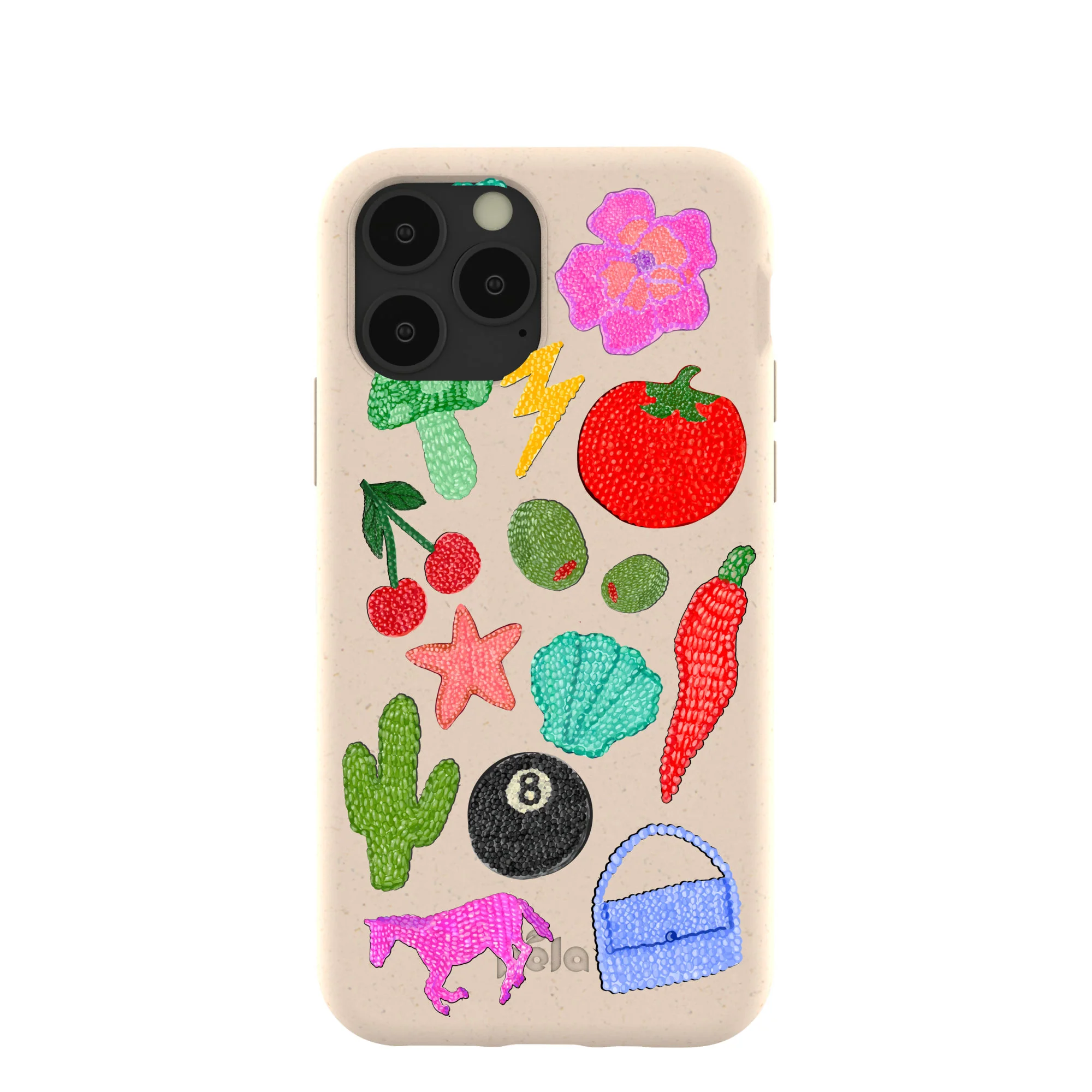 Seashell Whimsy Brooches iPhone 11 Pro Case