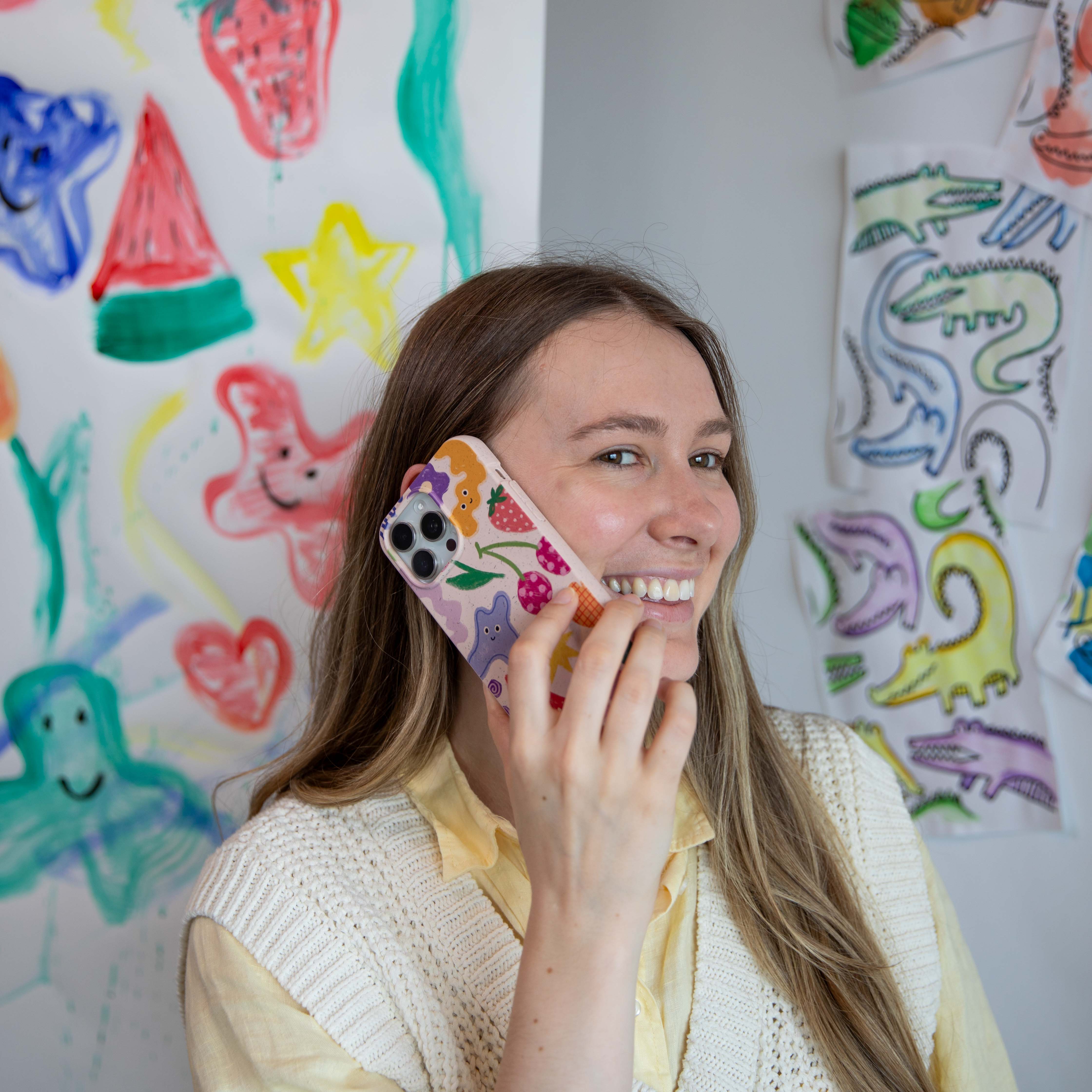 Seashell Whimsy Shapes Google Pixel 7a Case - Image 6