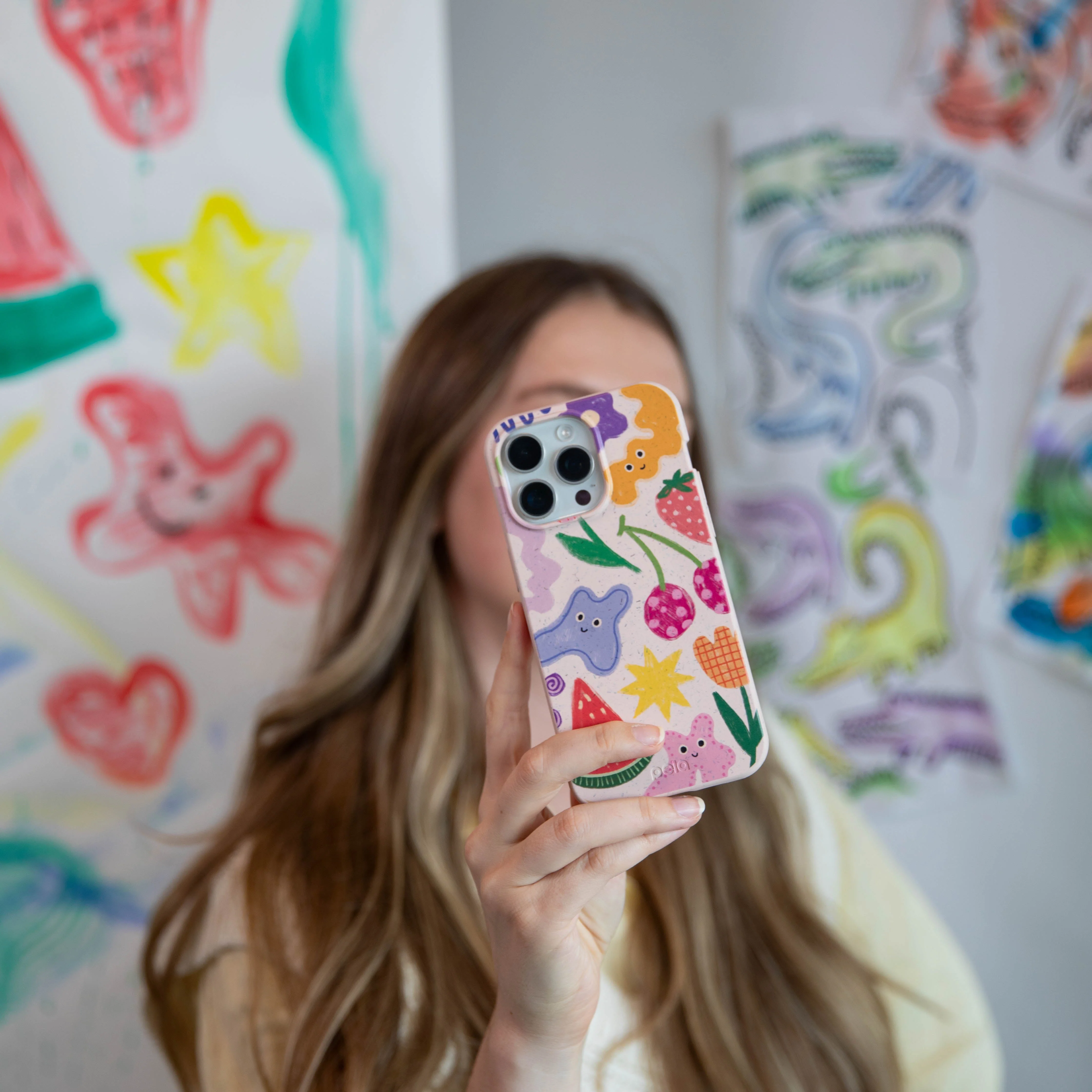 Seashell Whimsy Shapes Samsung Galaxy S24 Case - Image 5