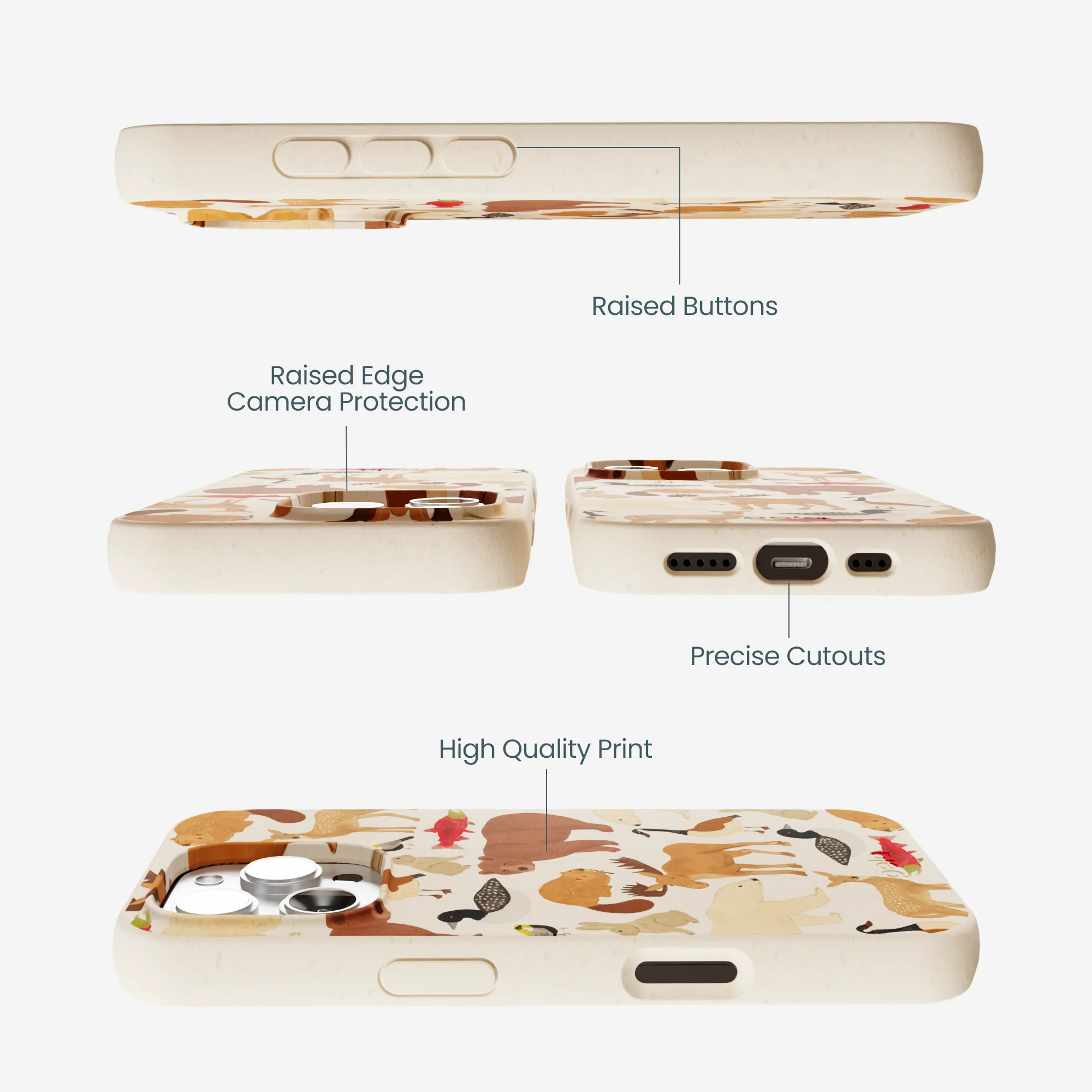 Seashell Wild Canada iPhone 16 Pro Max Case - Image 3