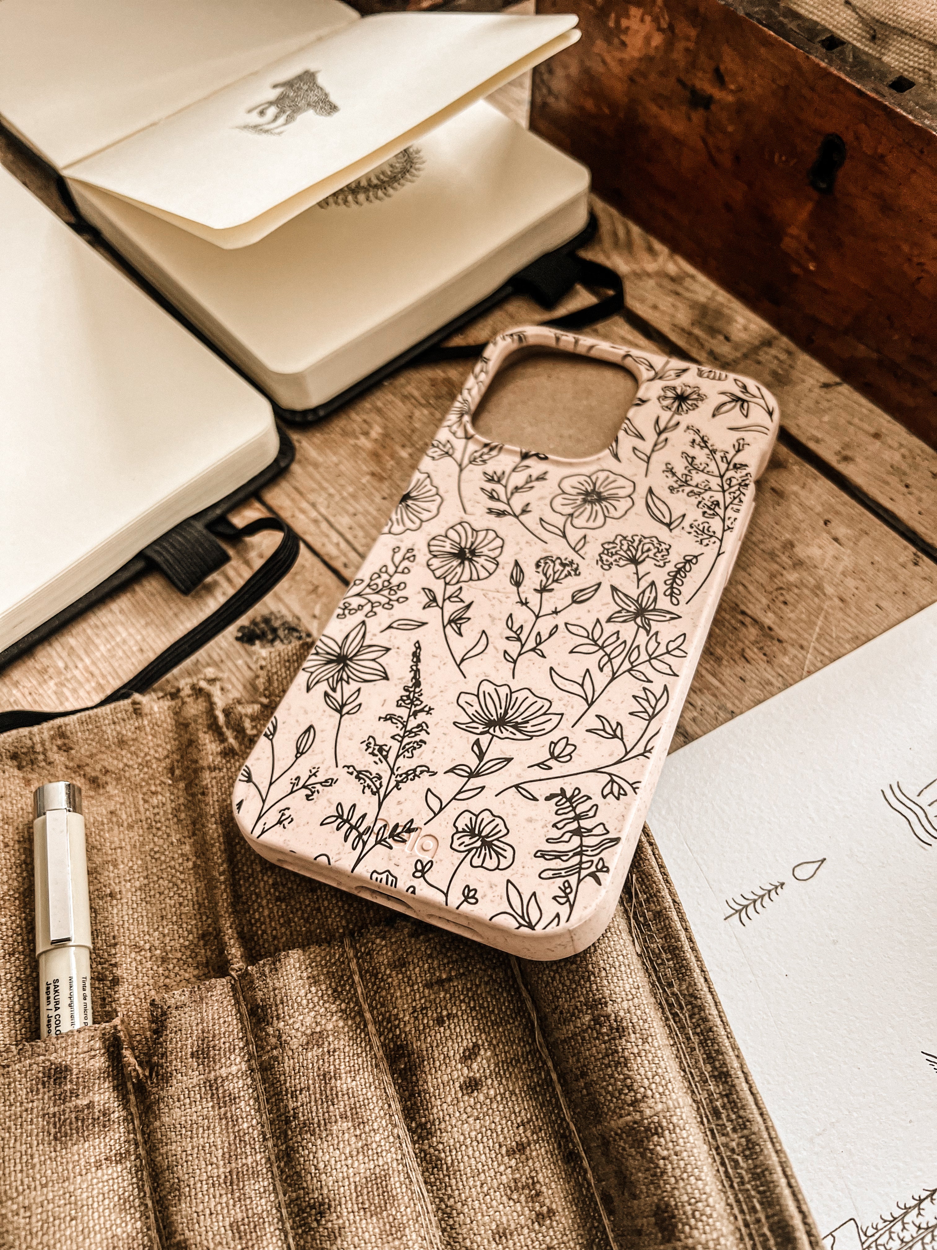 Seashell Wild Flower Google Pixel 8 Case - Image 2