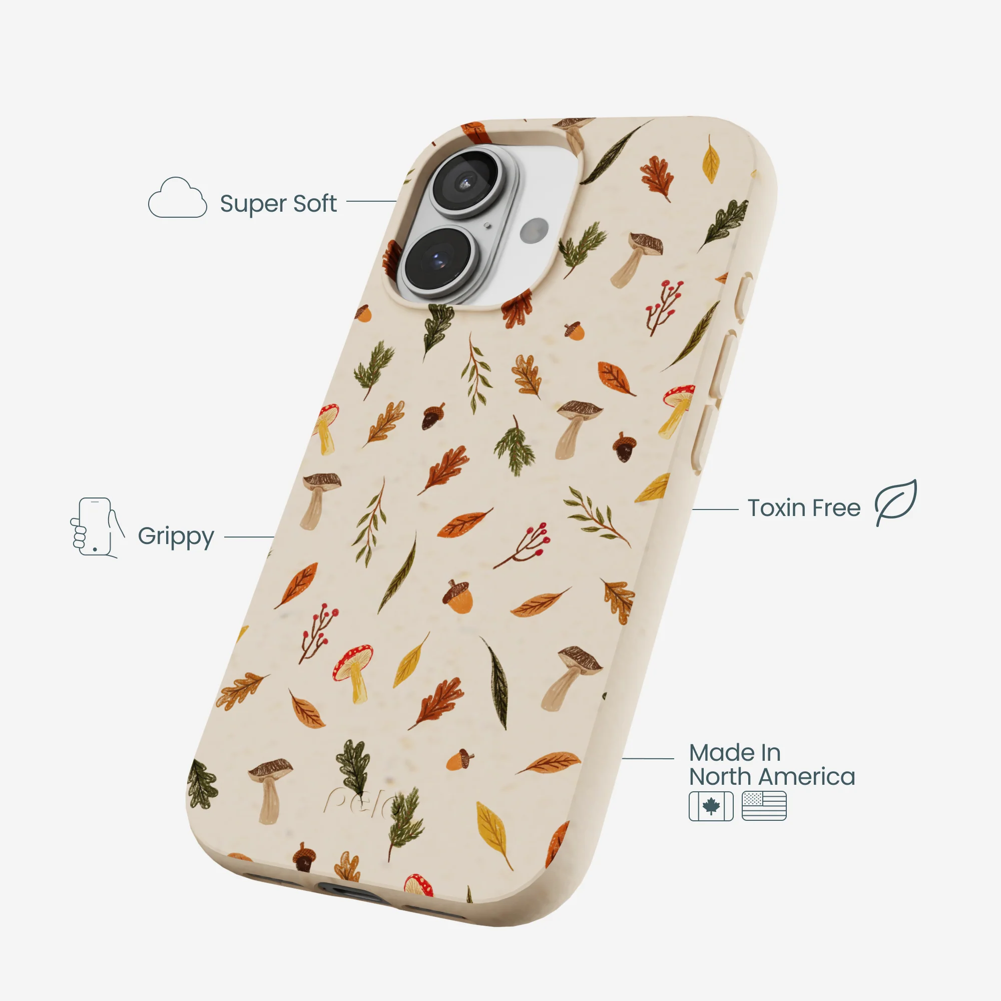 Seashell Woodland Harvest iPhone 17 Case - Image 4